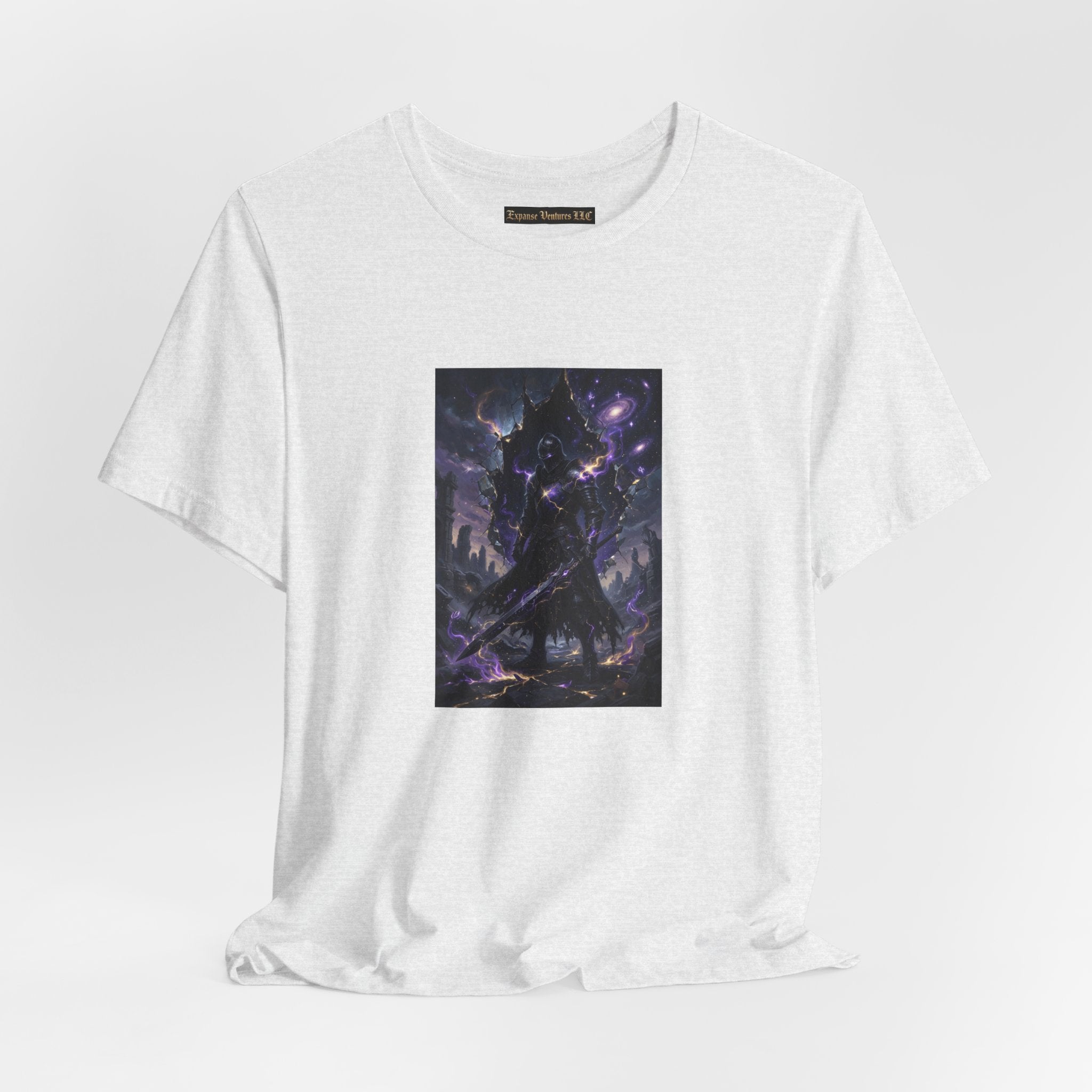Void Knight Cosmic Armor T-Shirt  Dark Fantasy Art  T-Shirt
