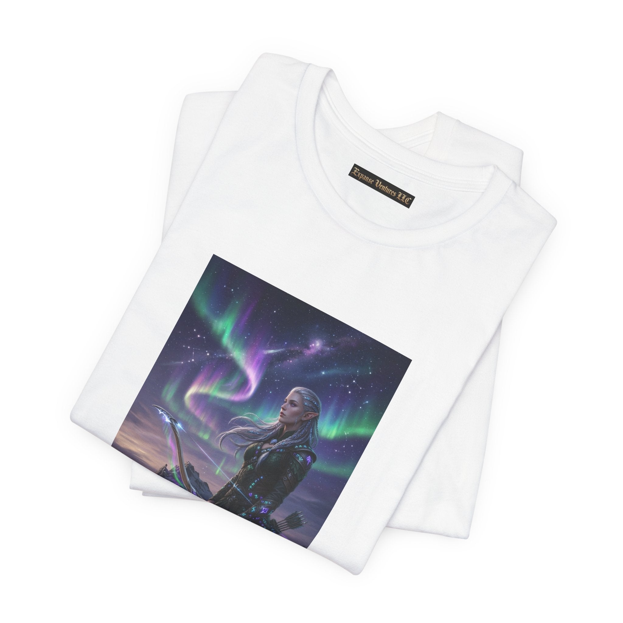 Northern Lights Warrior Tee | Viking Archer Fantasy Illustration
