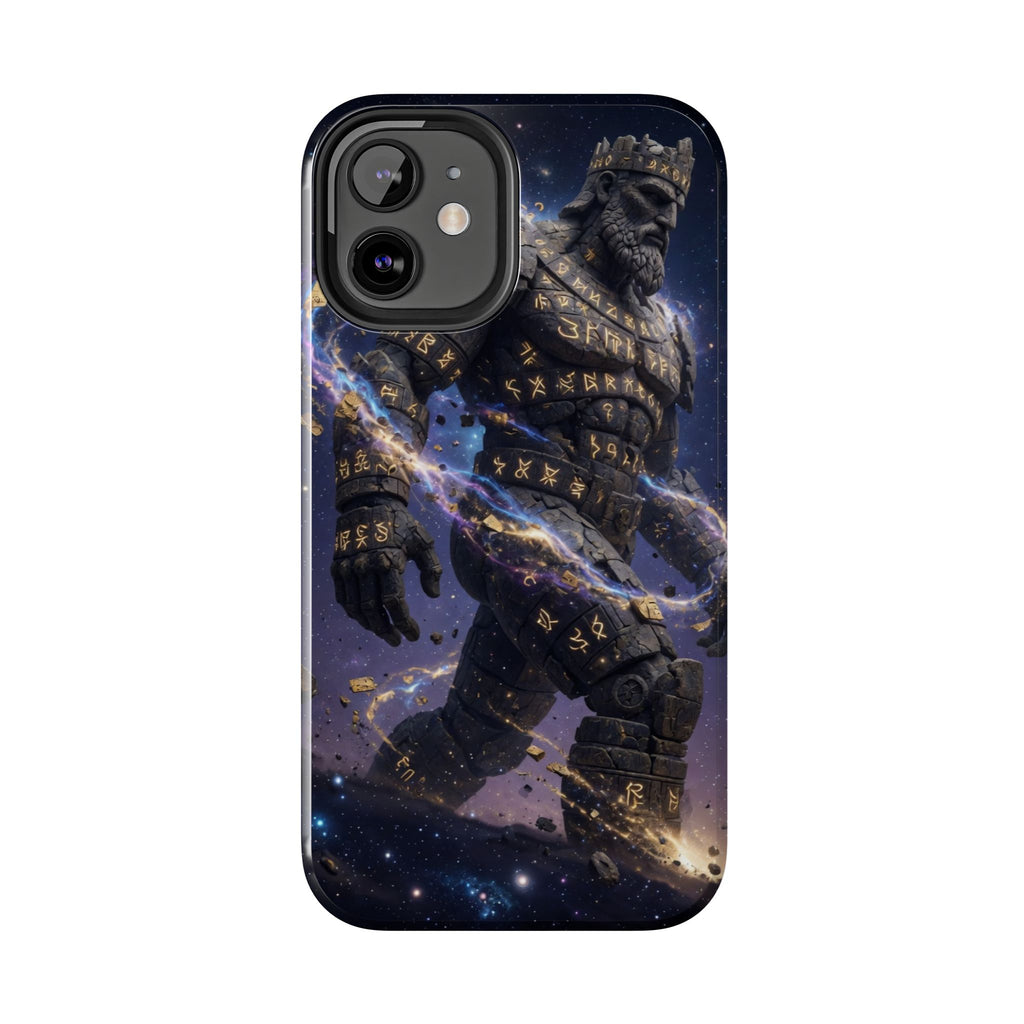 Rune Stone Titan Phone Case | Epic Cosmic Titan Art