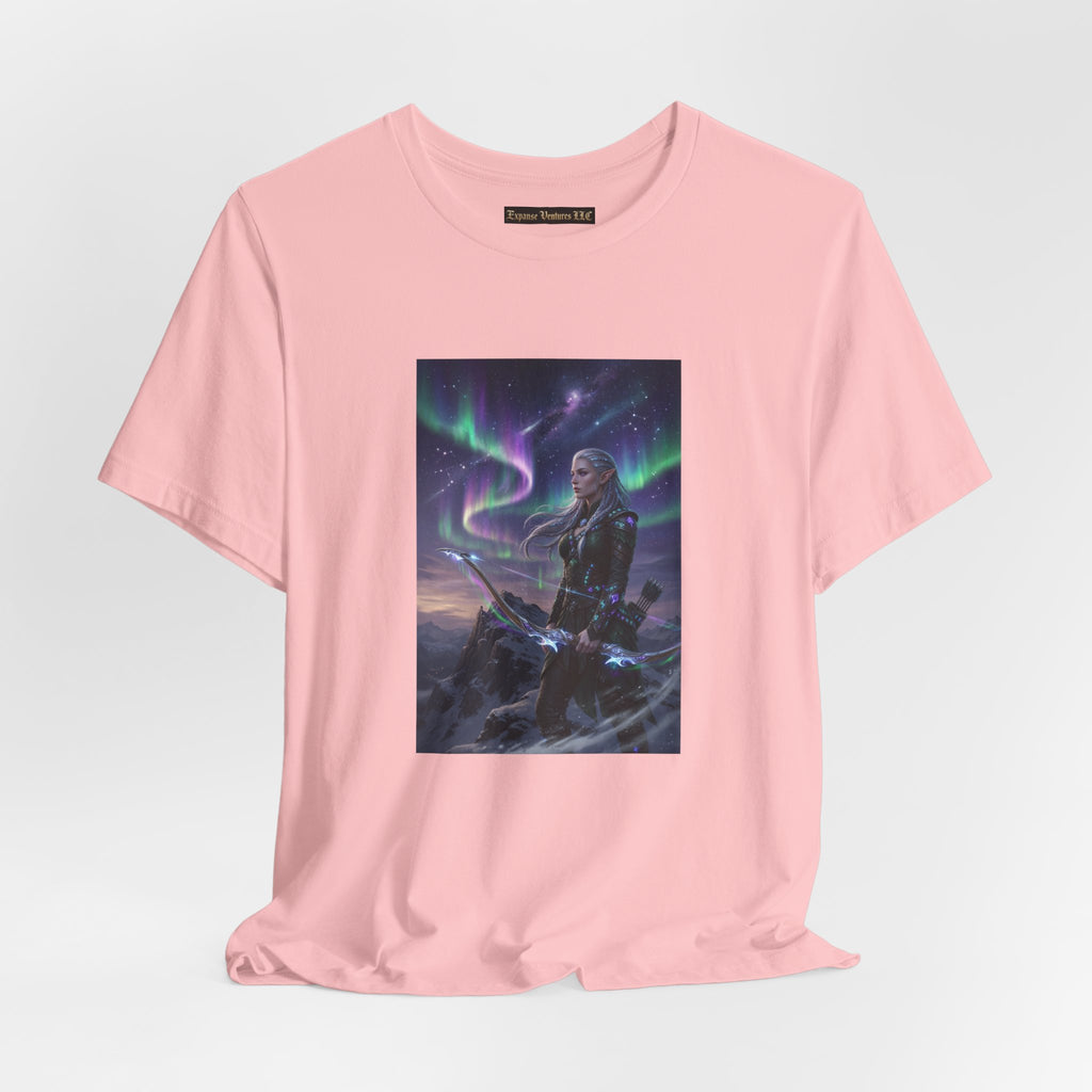 Northern Lights Warrior Tee | Viking Archer Fantasy Illustration