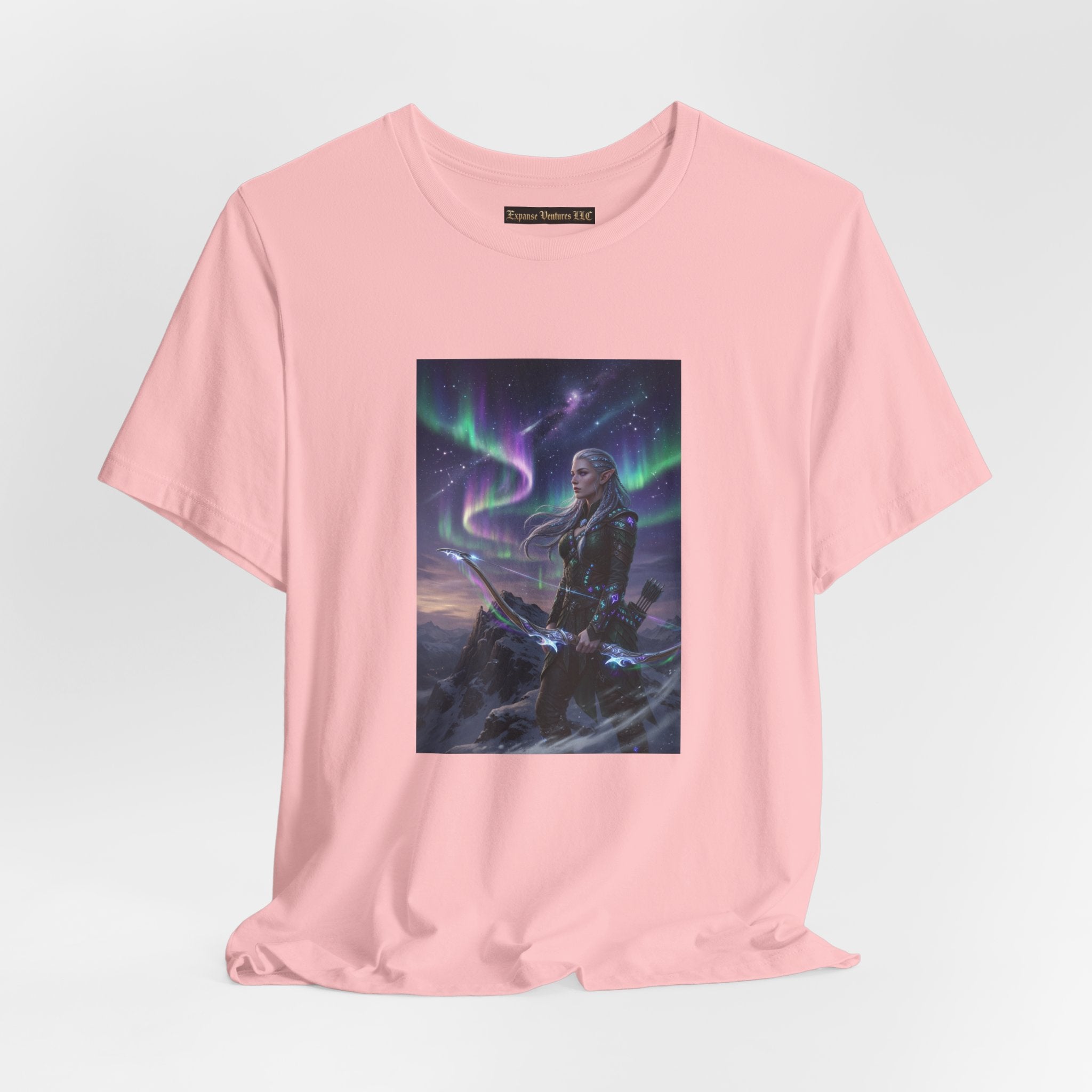 Northern Lights Warrior Tee | Viking Archer Fantasy Illustration