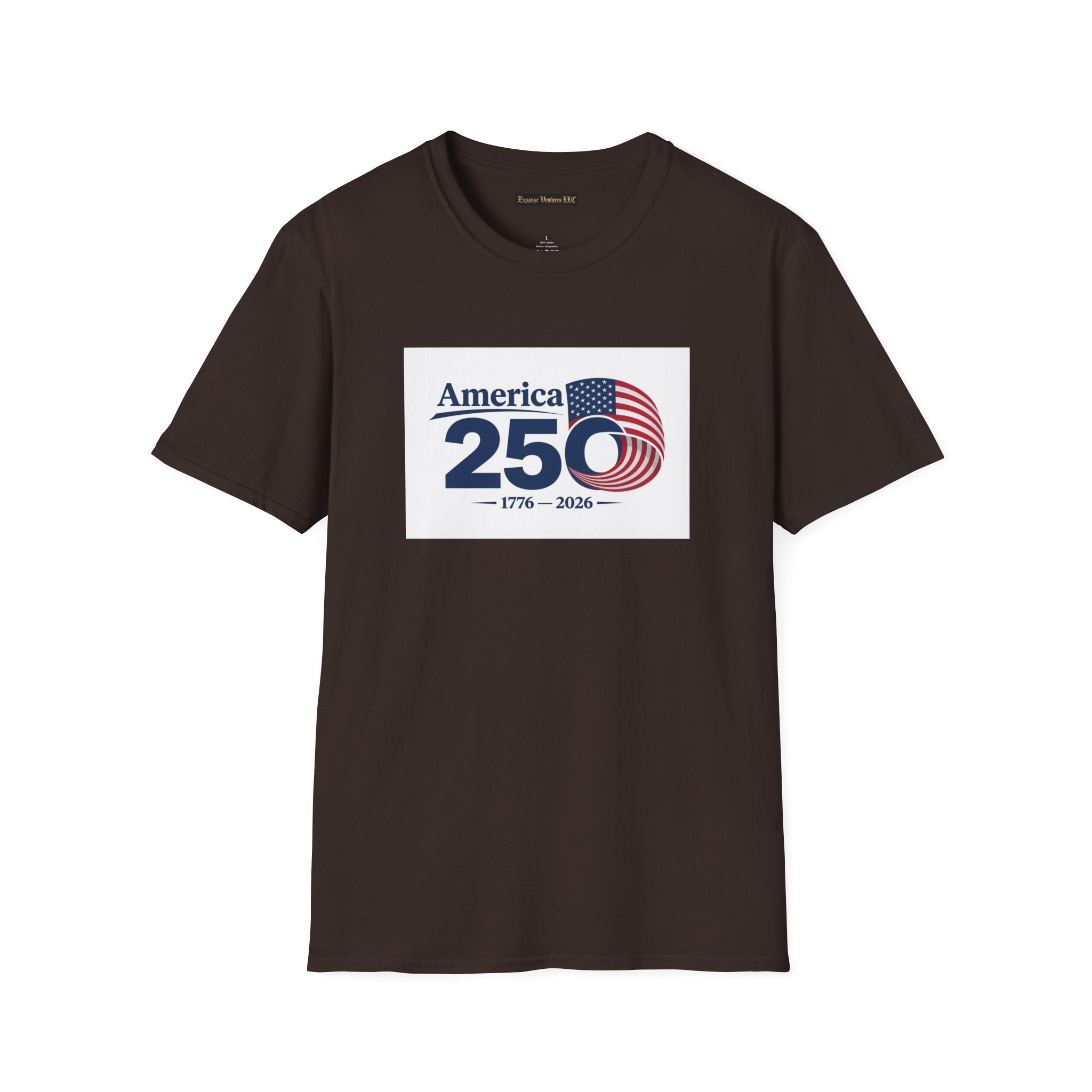 America 250 1776-2026 T-Shirt | Bicentennial Style Flag Graphic
