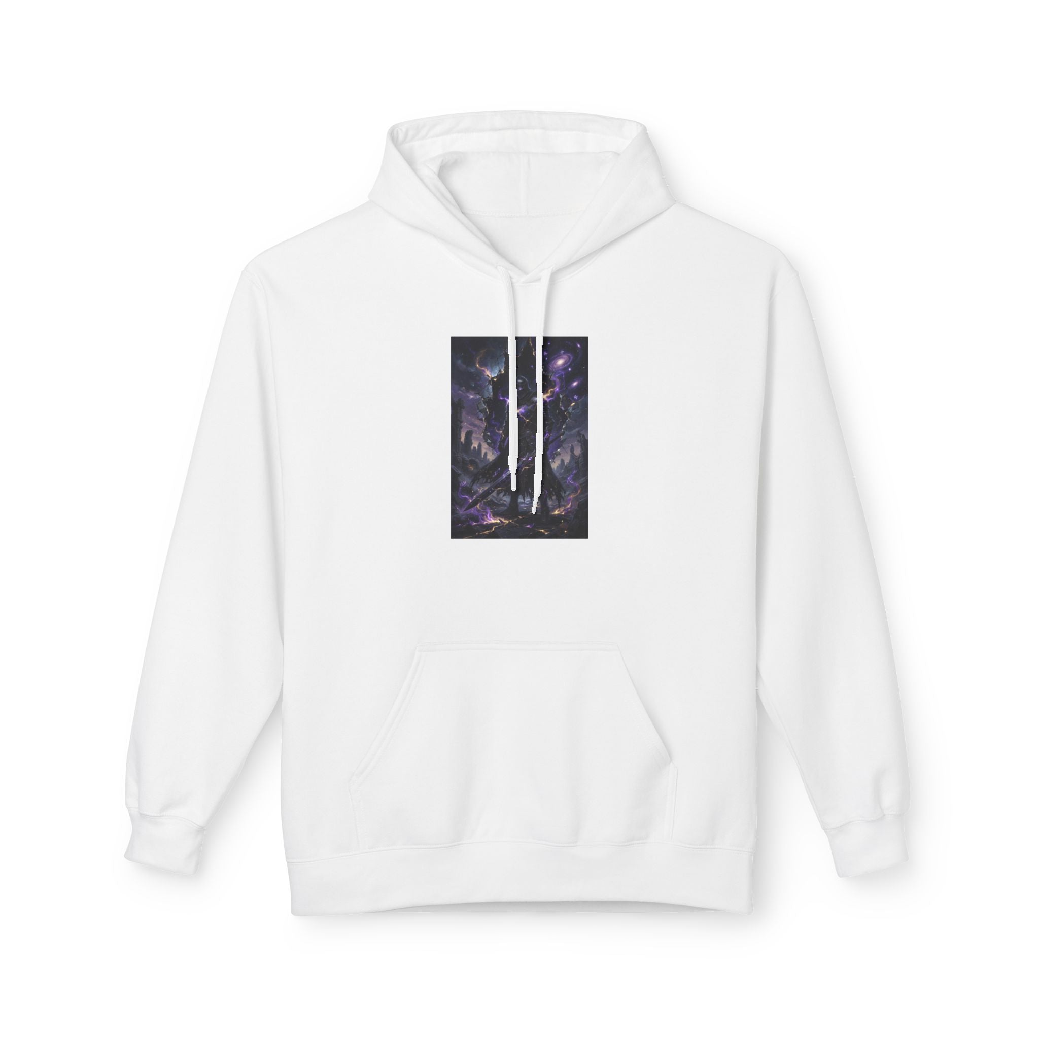 Void Knight Cosmic Armor Hoodie  Dark Fantasy Art