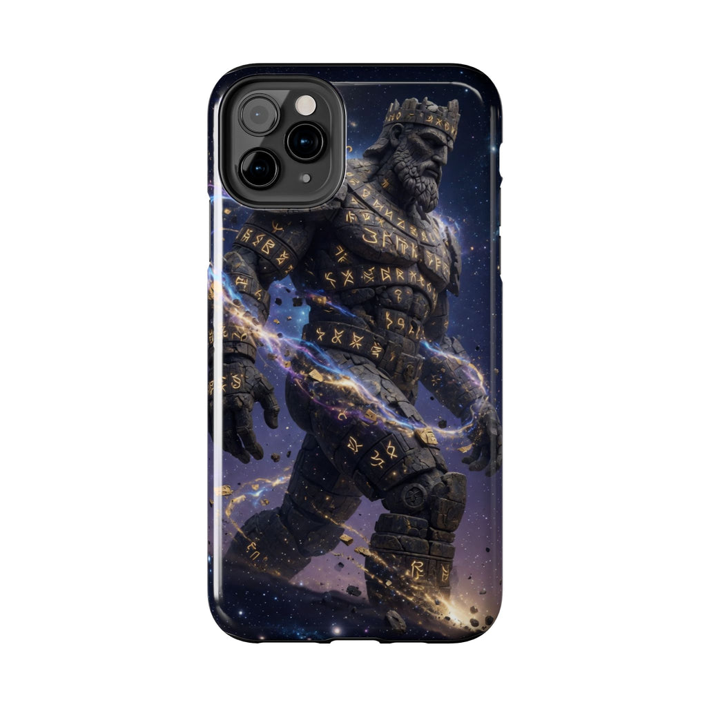 Rune Stone Titan Phone Case | Epic Cosmic Titan Art