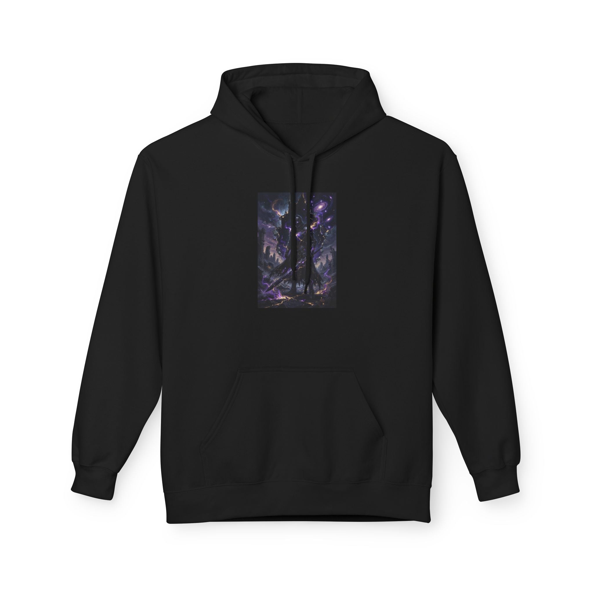 Void Knight Cosmic Armor Hoodie  Dark Fantasy Art