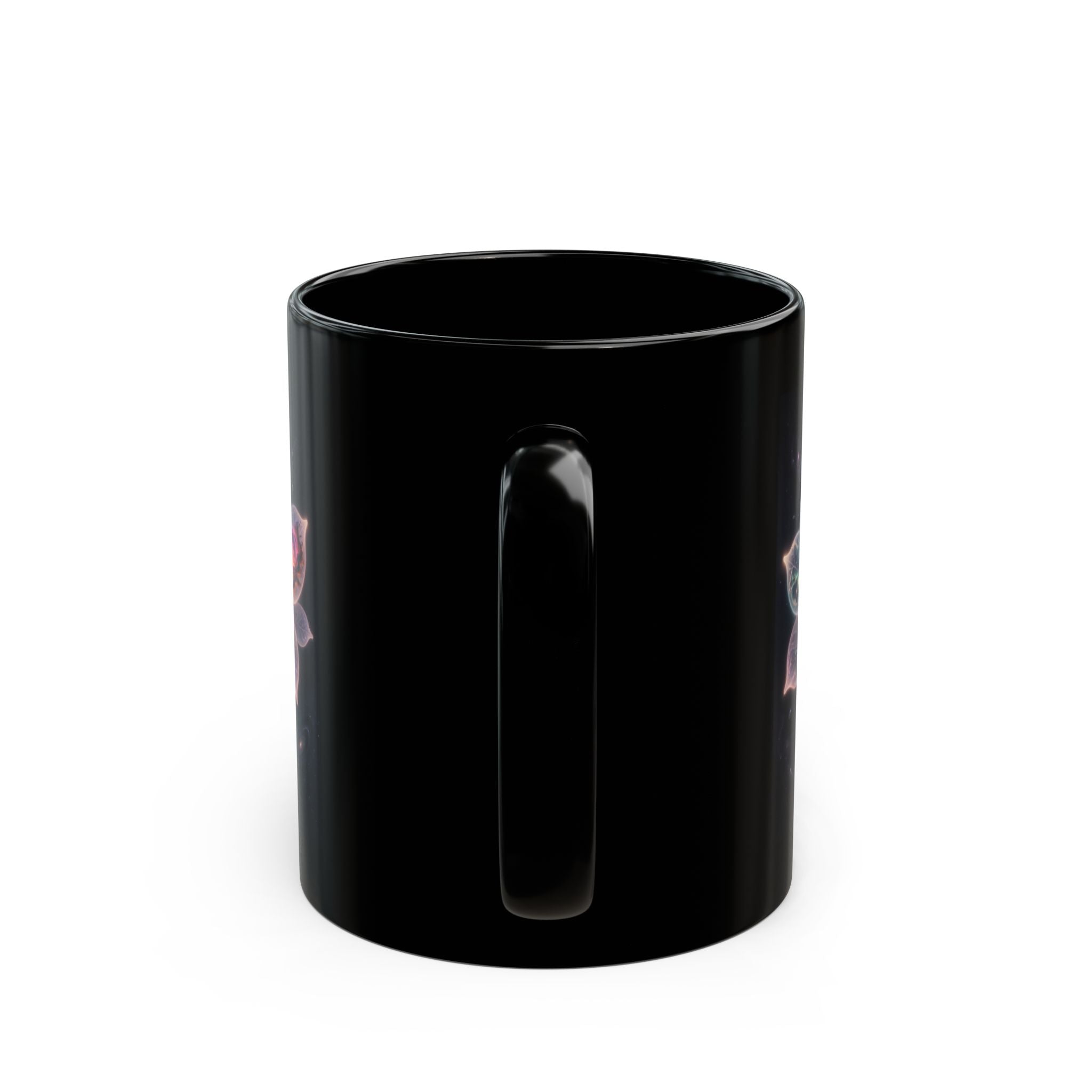 Ethereal Cosmic Lotus Mug | Mystical Space Art