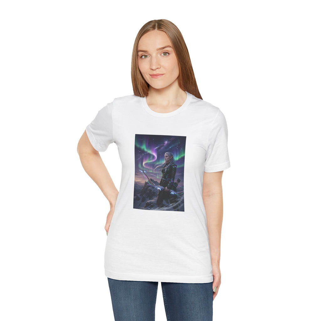 Northern Lights Warrior Tee | Viking Archer Fantasy Illustration