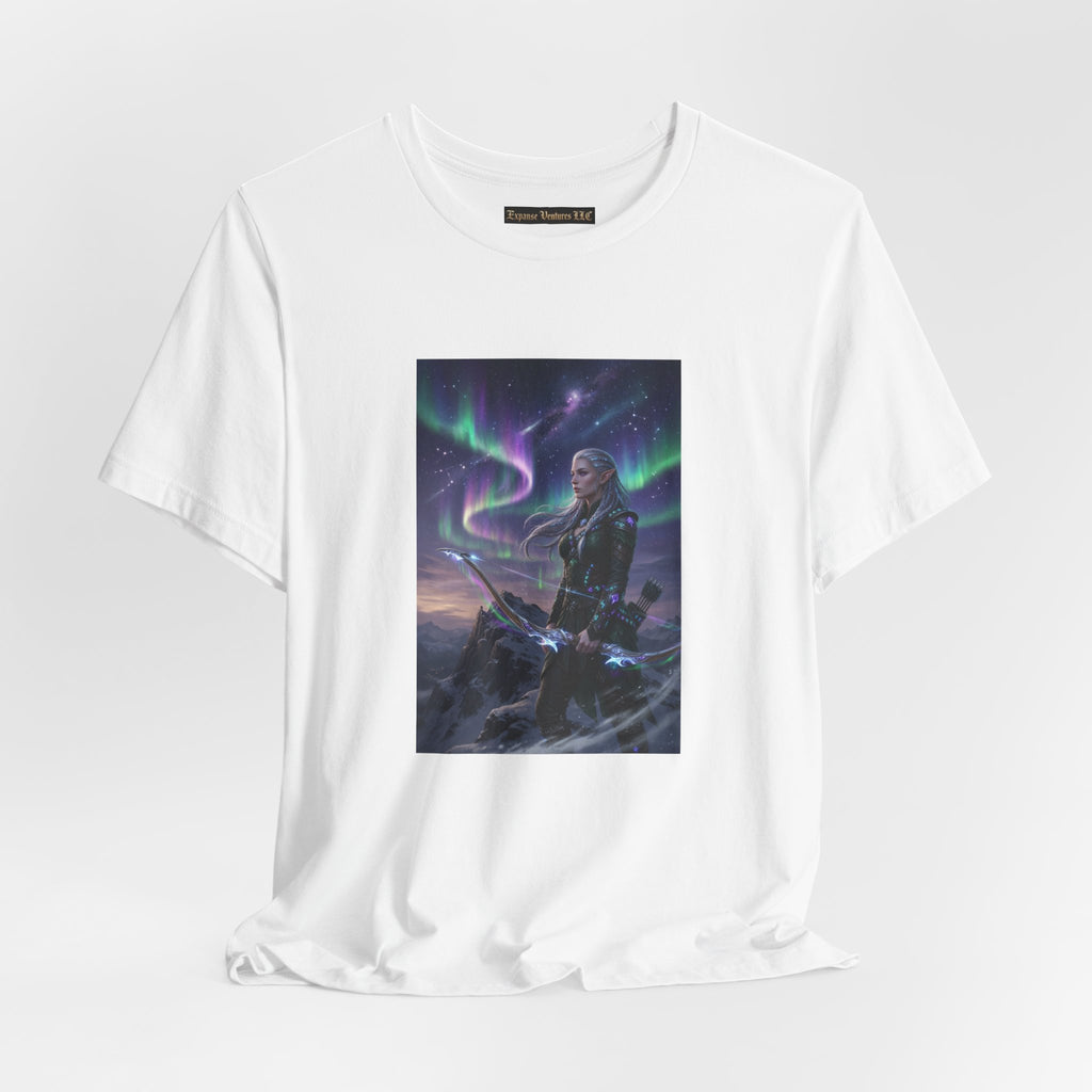 Northern Lights Warrior Tee | Viking Archer Fantasy Illustration