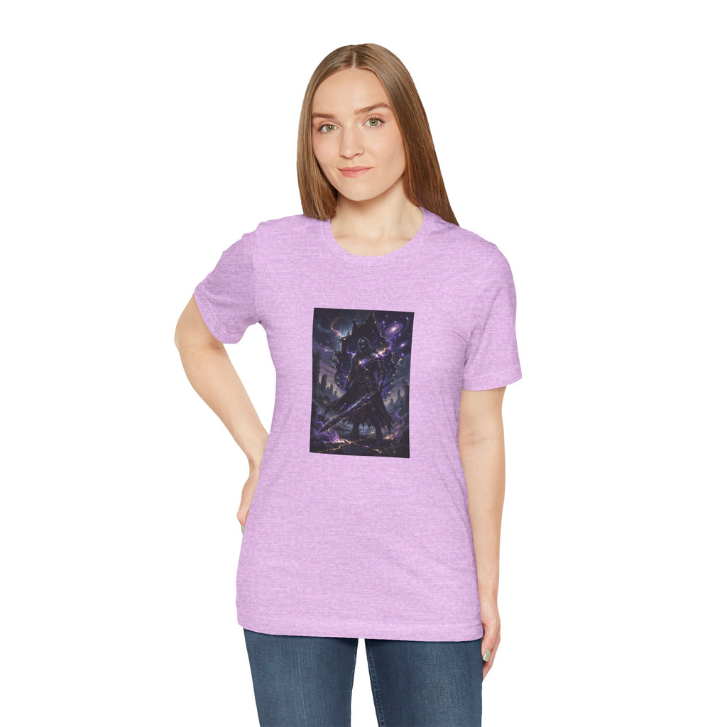 Void Knight Cosmic Armor T-Shirt  Dark Fantasy Art  T-Shirt