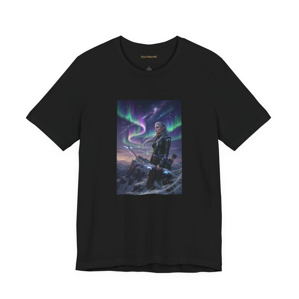 Northern Lights Warrior Tee | Viking Archer Fantasy Illustration