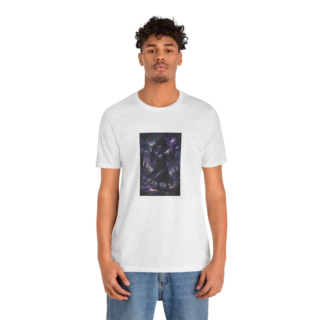 Void Knight Cosmic Armor T-Shirt  Dark Fantasy Art  T-Shirt