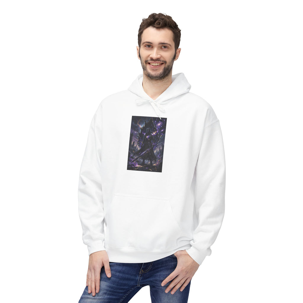 Void Knight Cosmic Armor Hoodie  Dark Fantasy Art