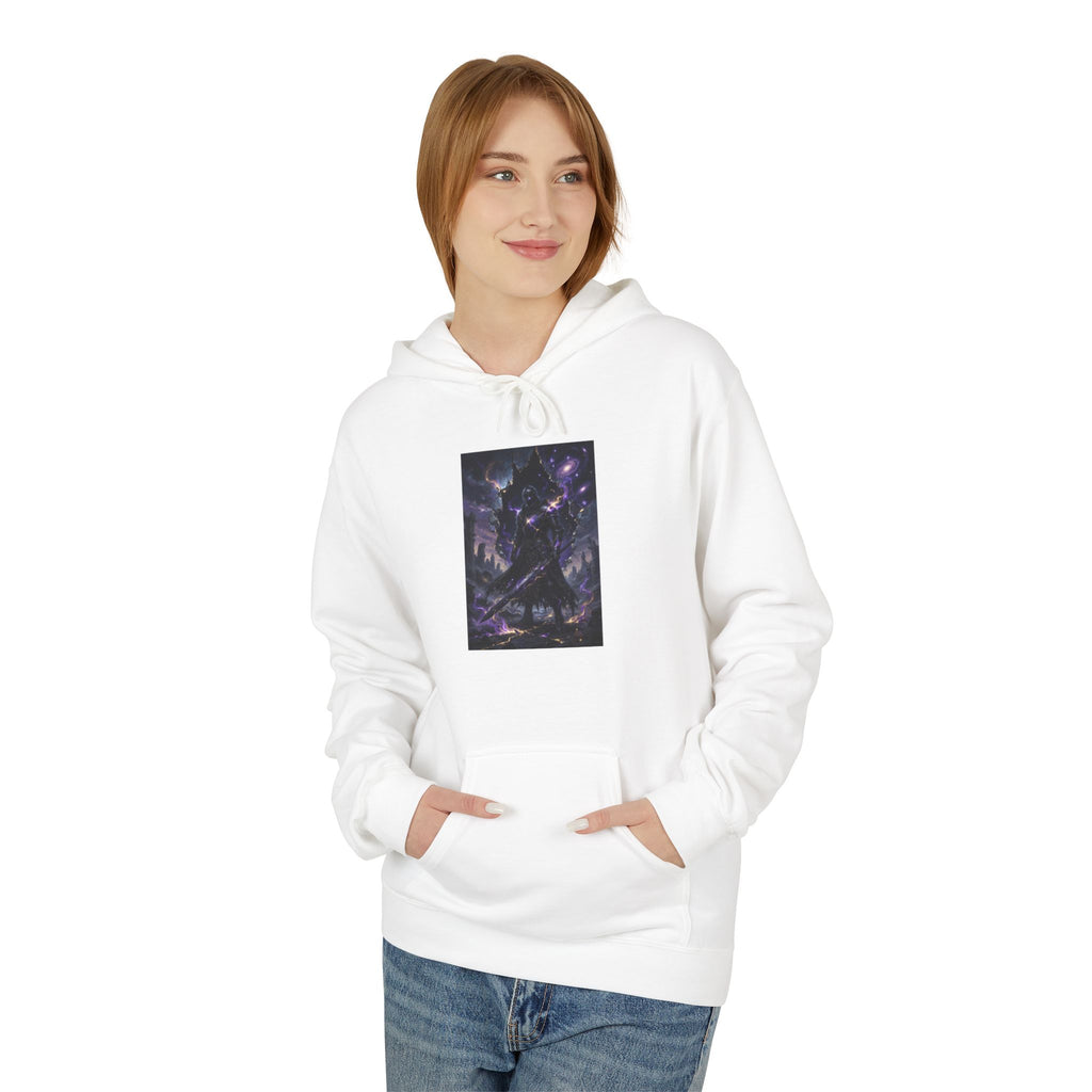 Void Knight Cosmic Armor Hoodie  Dark Fantasy Art