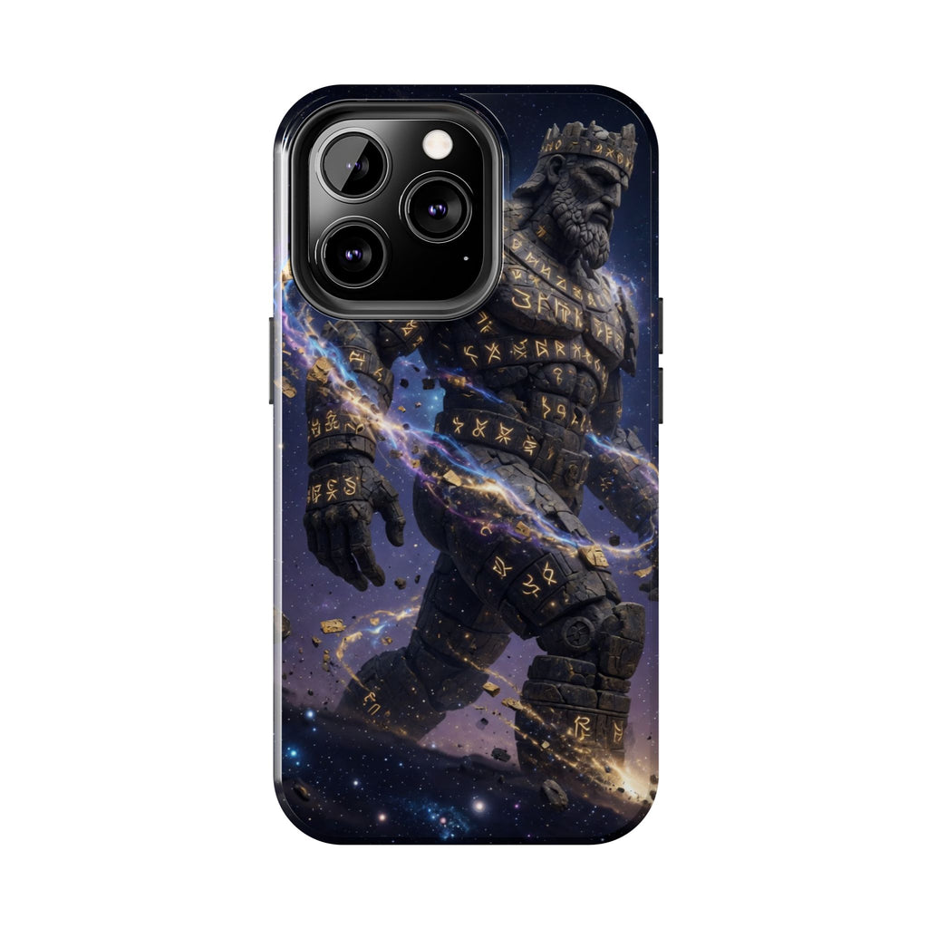 Rune Stone Titan Phone Case | Epic Cosmic Titan Art