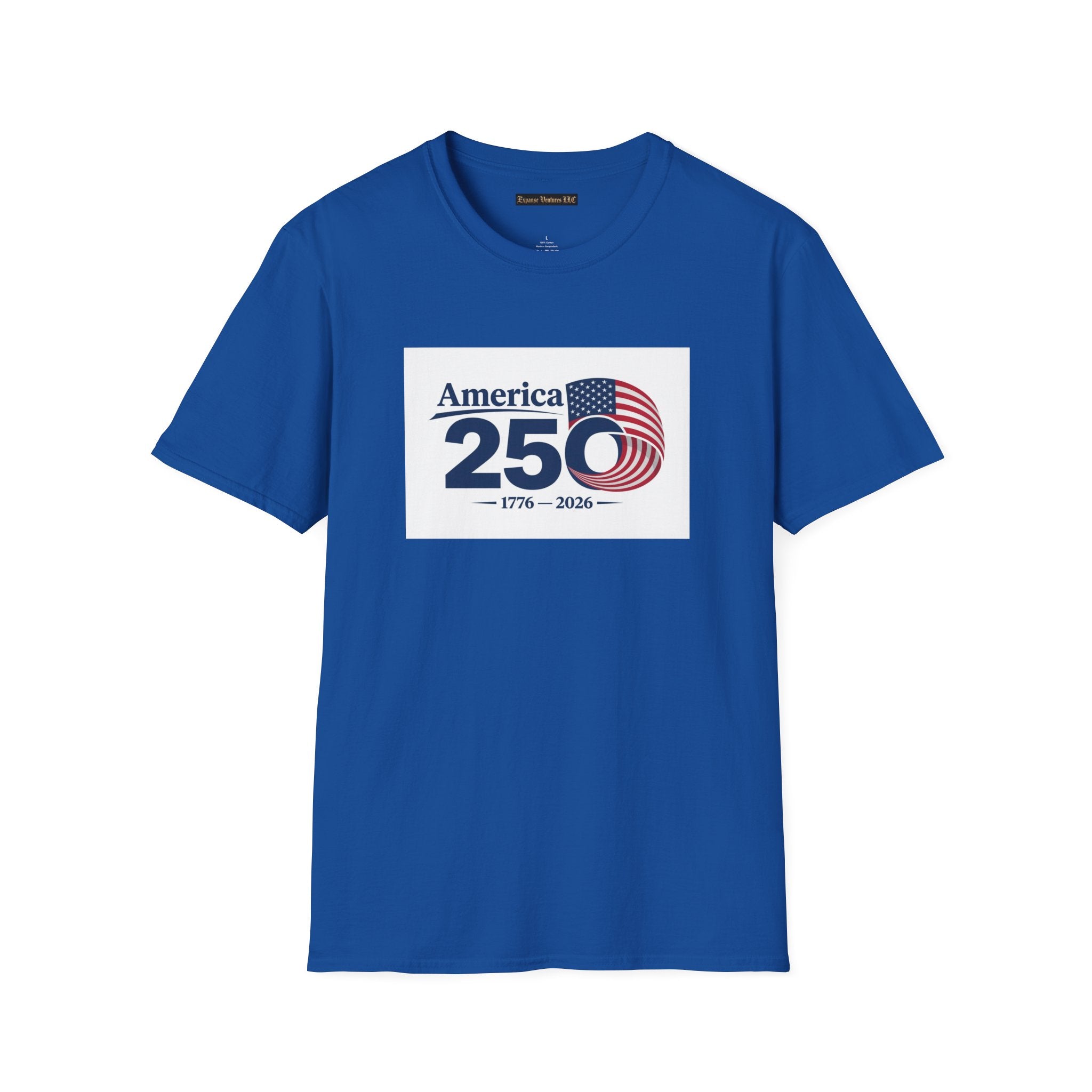 America 250 1776-2026 T-Shirt | Bicentennial Style Flag Graphic