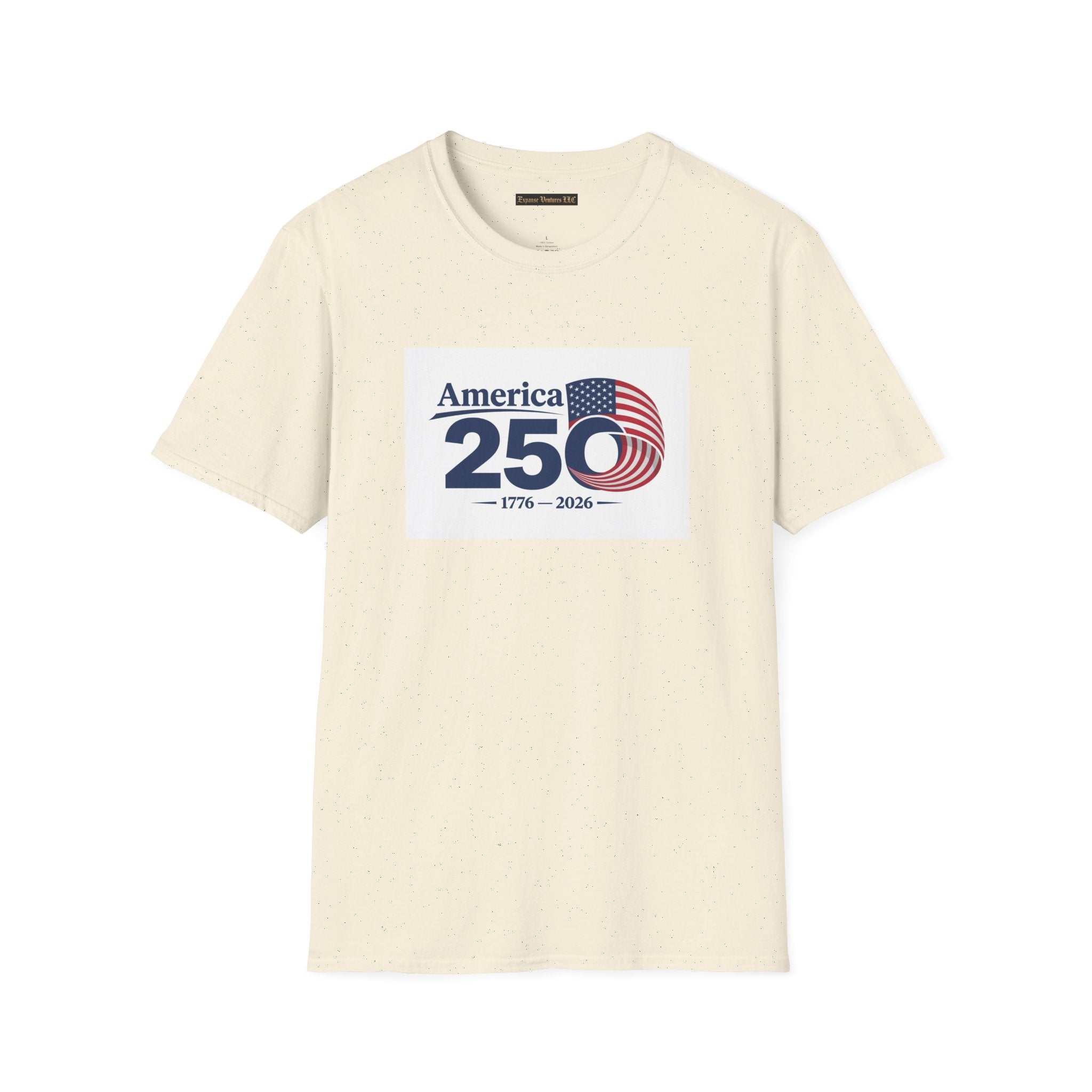 America 250 1776-2026 T-Shirt | Bicentennial Style Flag Graphic