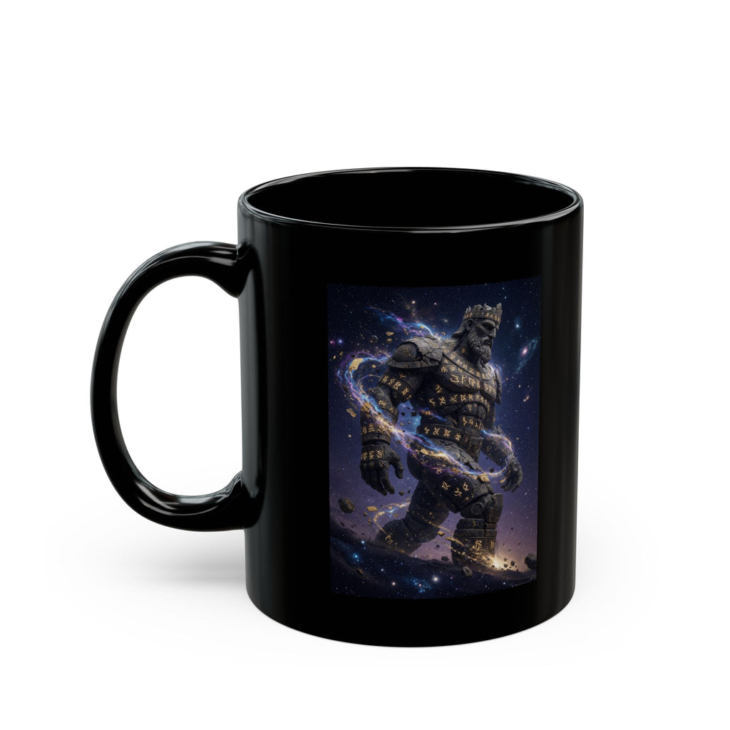 Rune Stone Titan Mug  | Epic Cosmic Titan Art