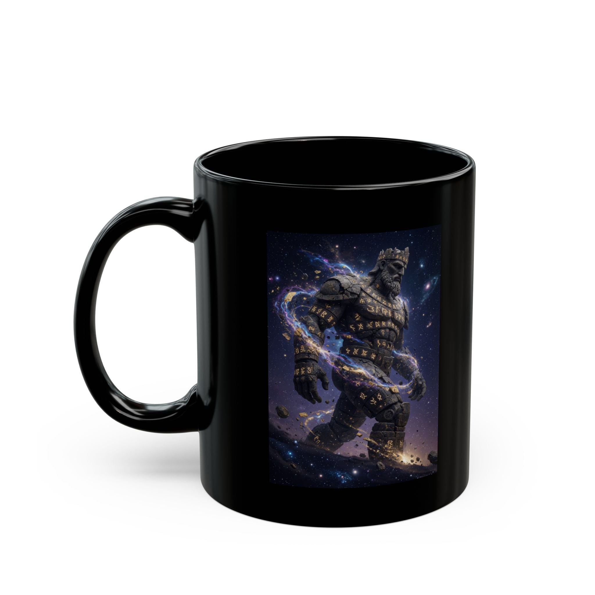 Rune Stone Titan Mug  | Epic Cosmic Titan Art
