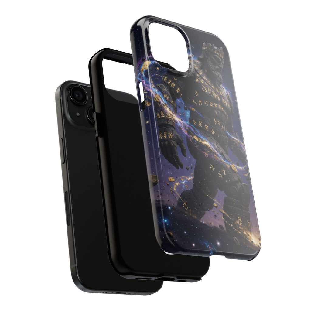 Rune Stone Titan Phone Case | Epic Cosmic Titan Art