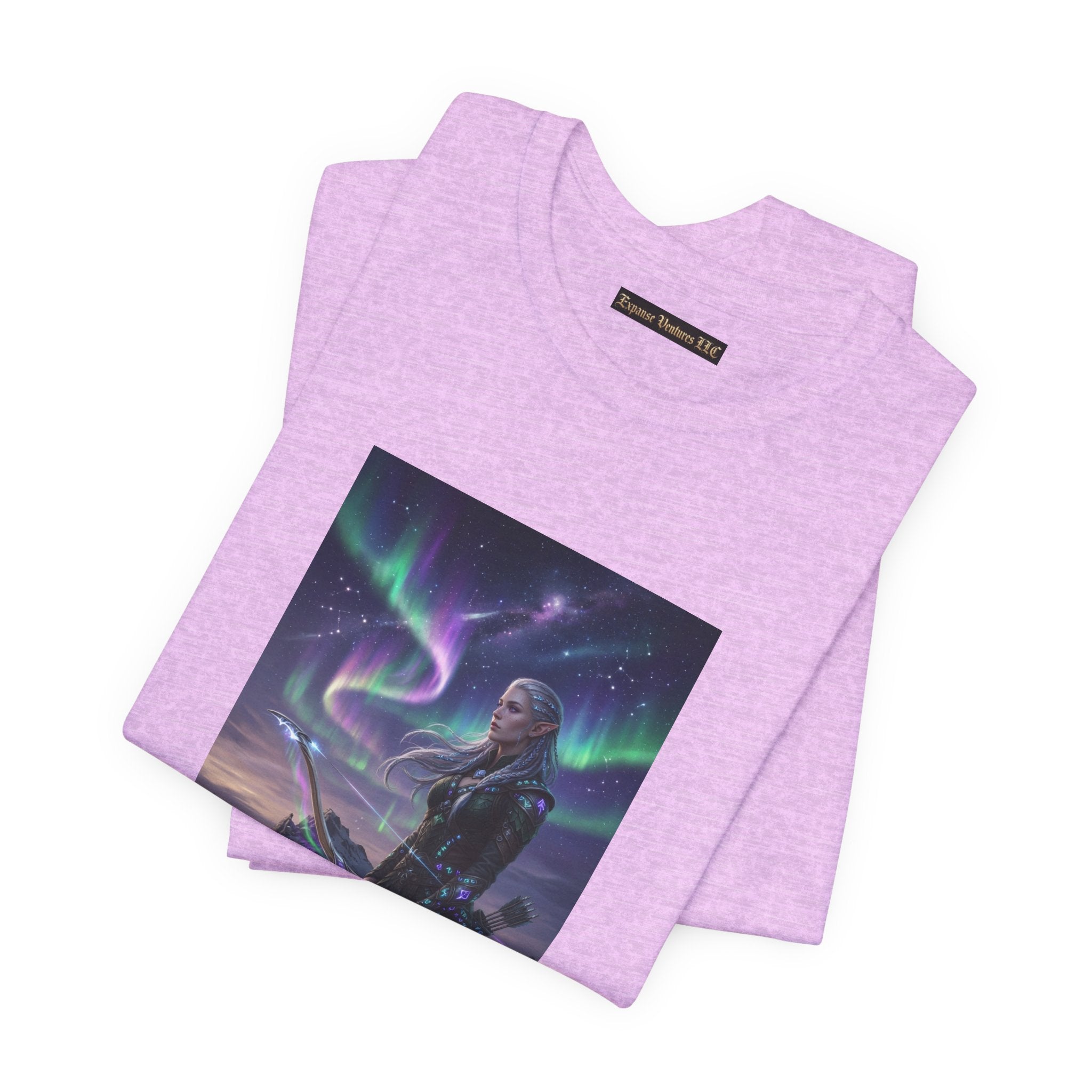 Northern Lights Warrior Tee | Viking Archer Fantasy Illustration