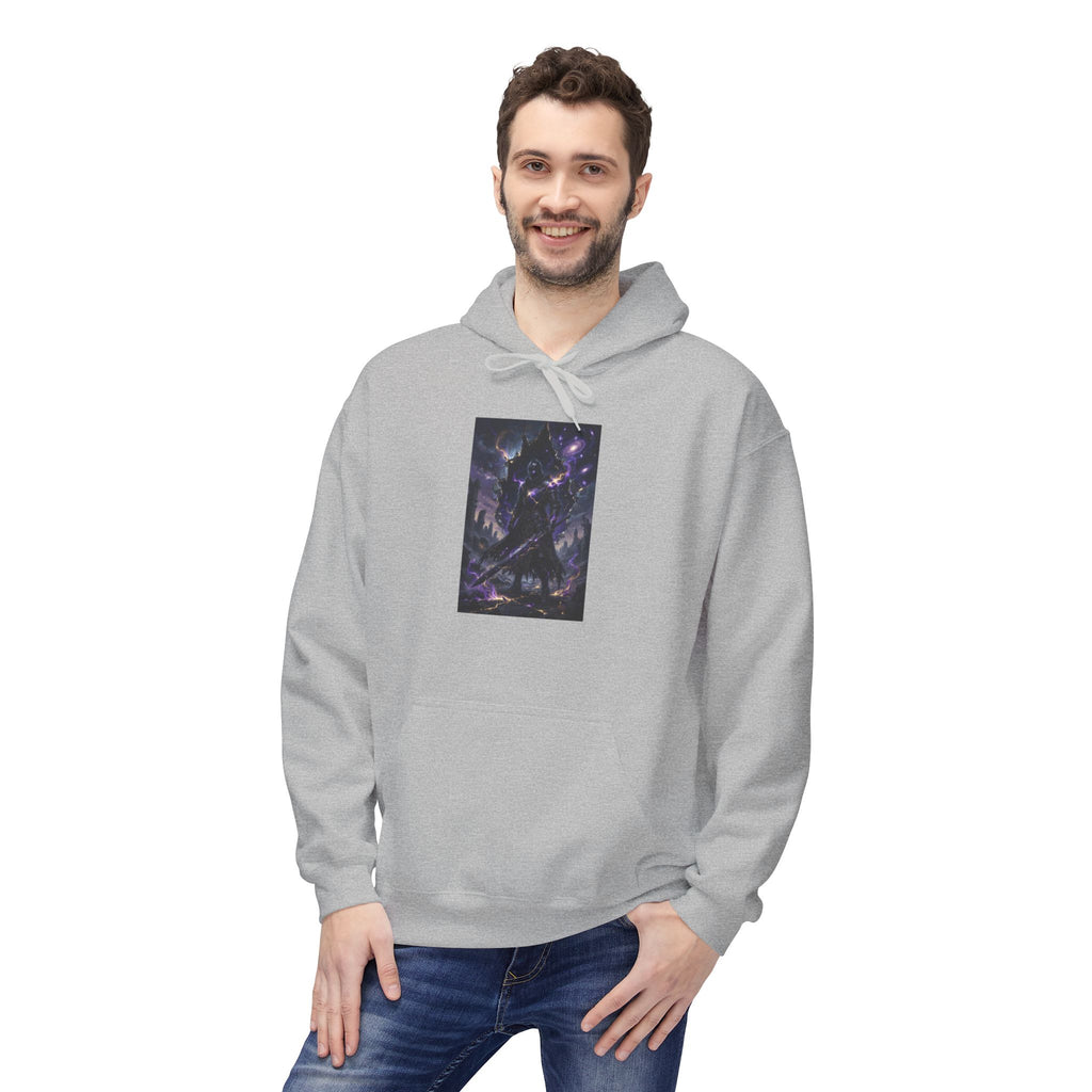 Void Knight Cosmic Armor Hoodie  Dark Fantasy Art