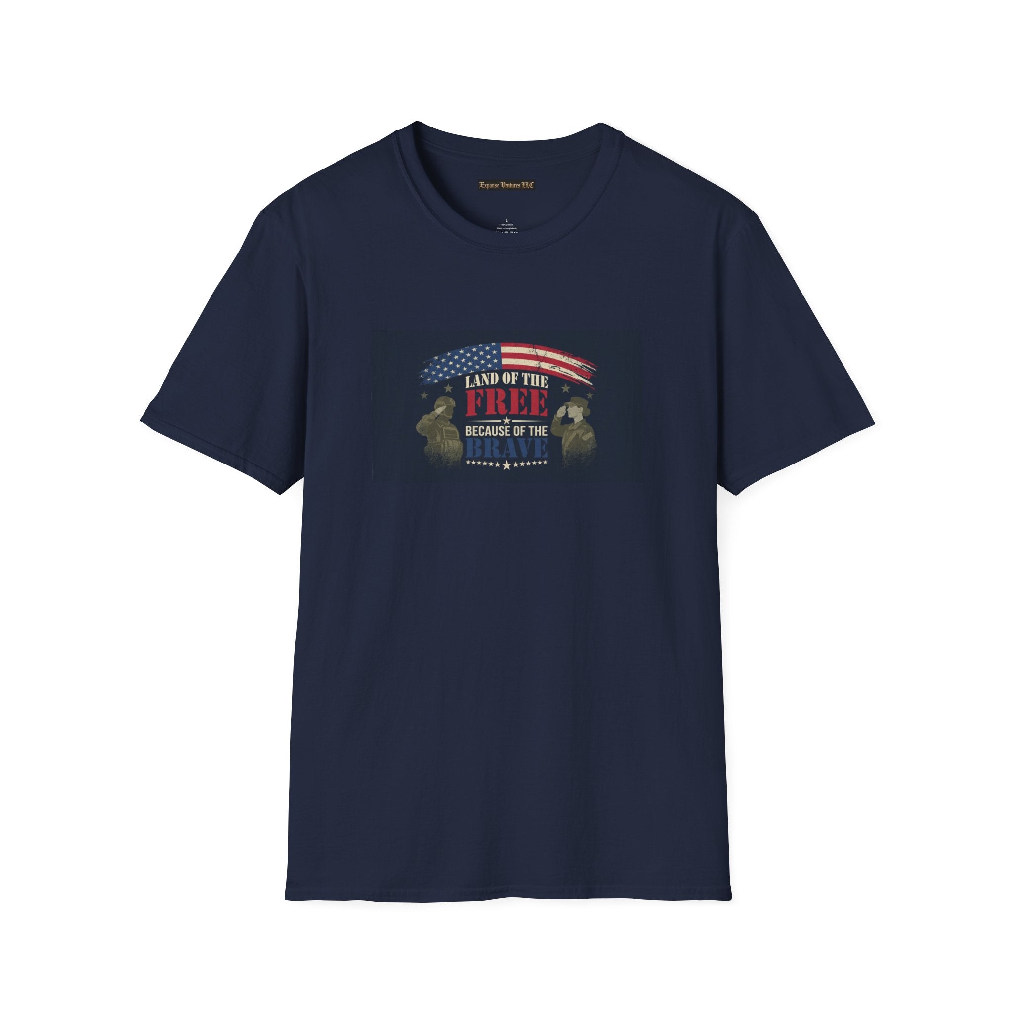 Land of the Free eagle flag T-Shirt | Patriotic USA Independence Day