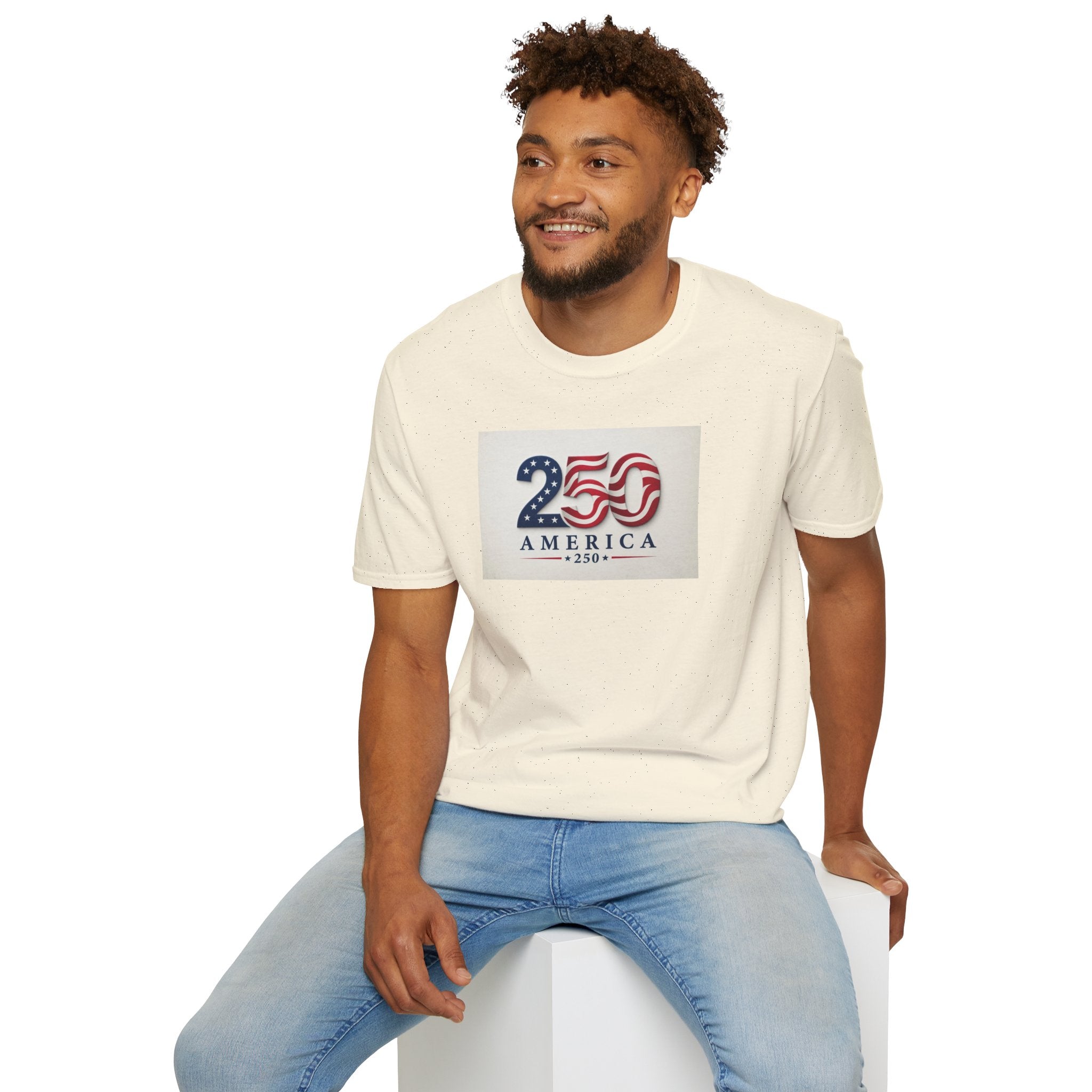 USA Flag 250 Anniversary T-Shirt | Patriotic 250 America Graphic