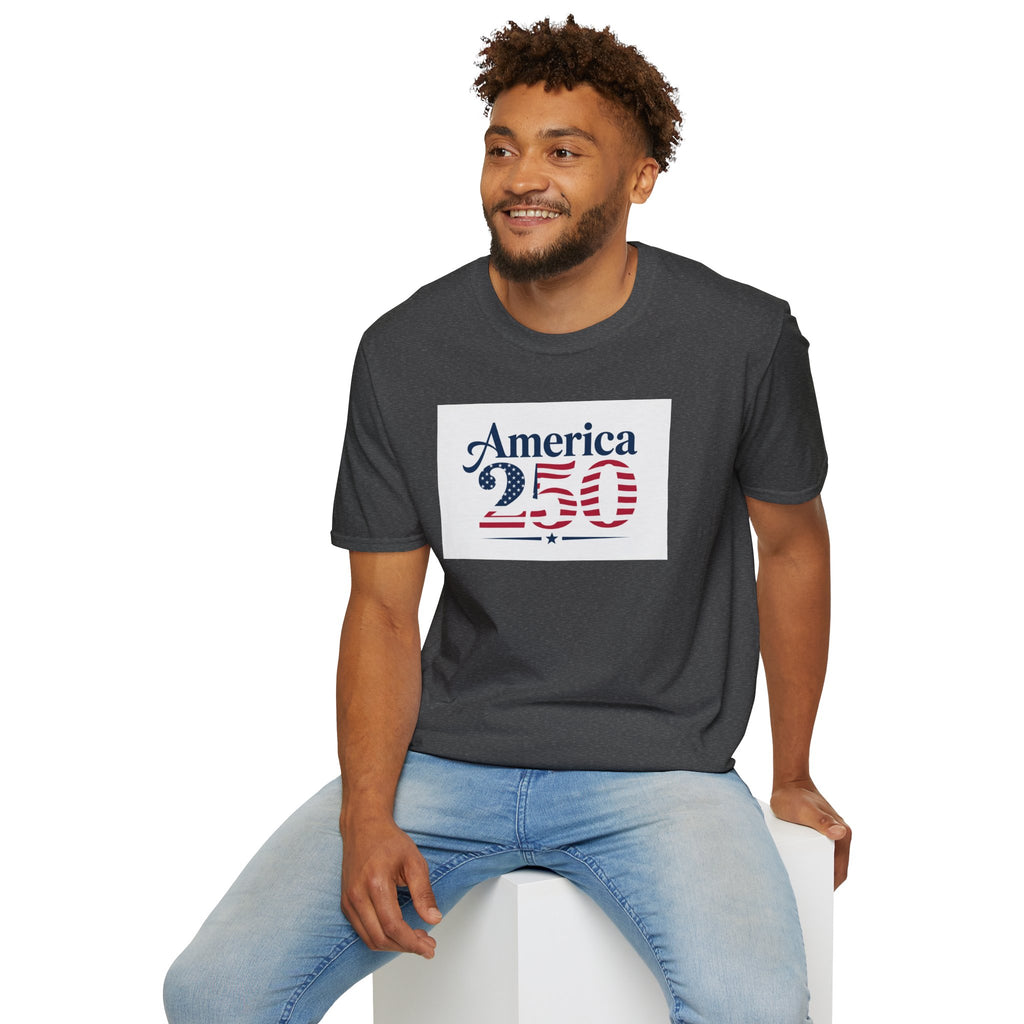 America 250 T-Shirt | Patriotic USA Flag Numbers