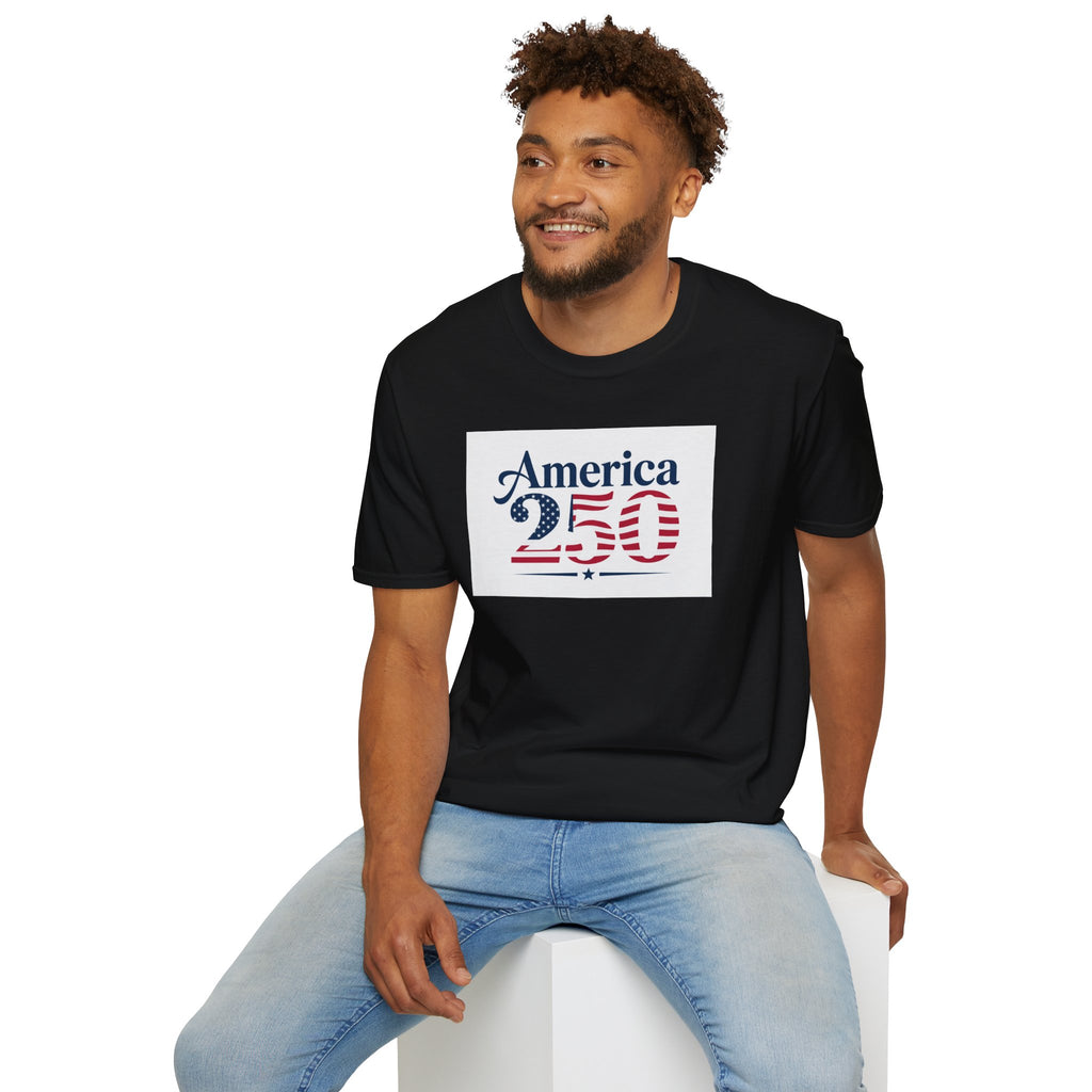 America 250 T-Shirt | Patriotic USA Flag Numbers