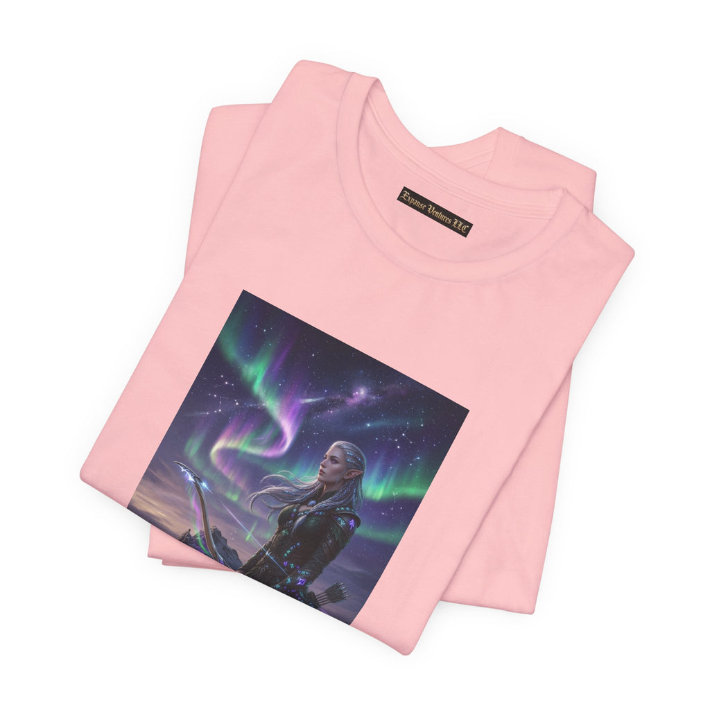 Northern Lights Warrior Tee | Viking Archer Fantasy Illustration