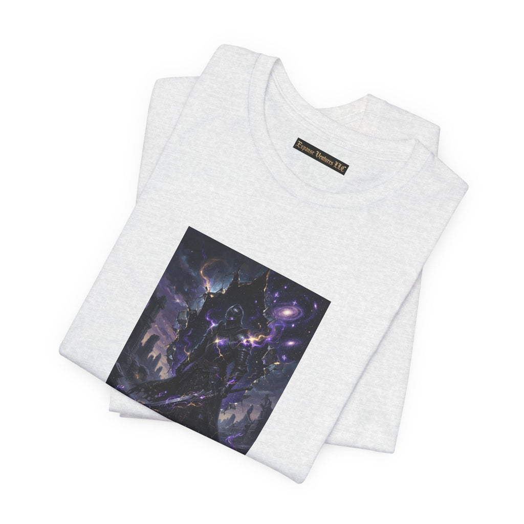Void Knight Cosmic Armor T-Shirt  Dark Fantasy Art  T-Shirt