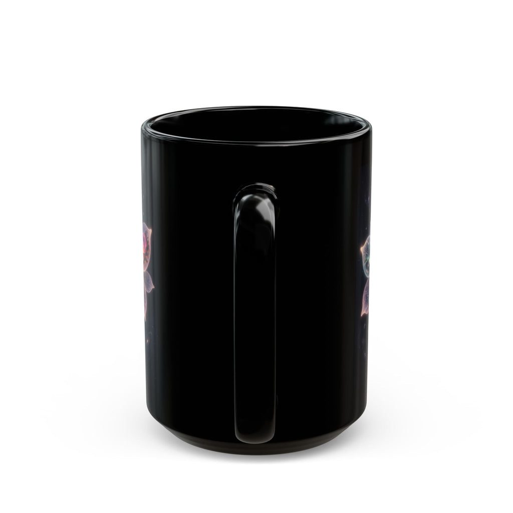 Ethereal Cosmic Lotus Mug | Mystical Space Art