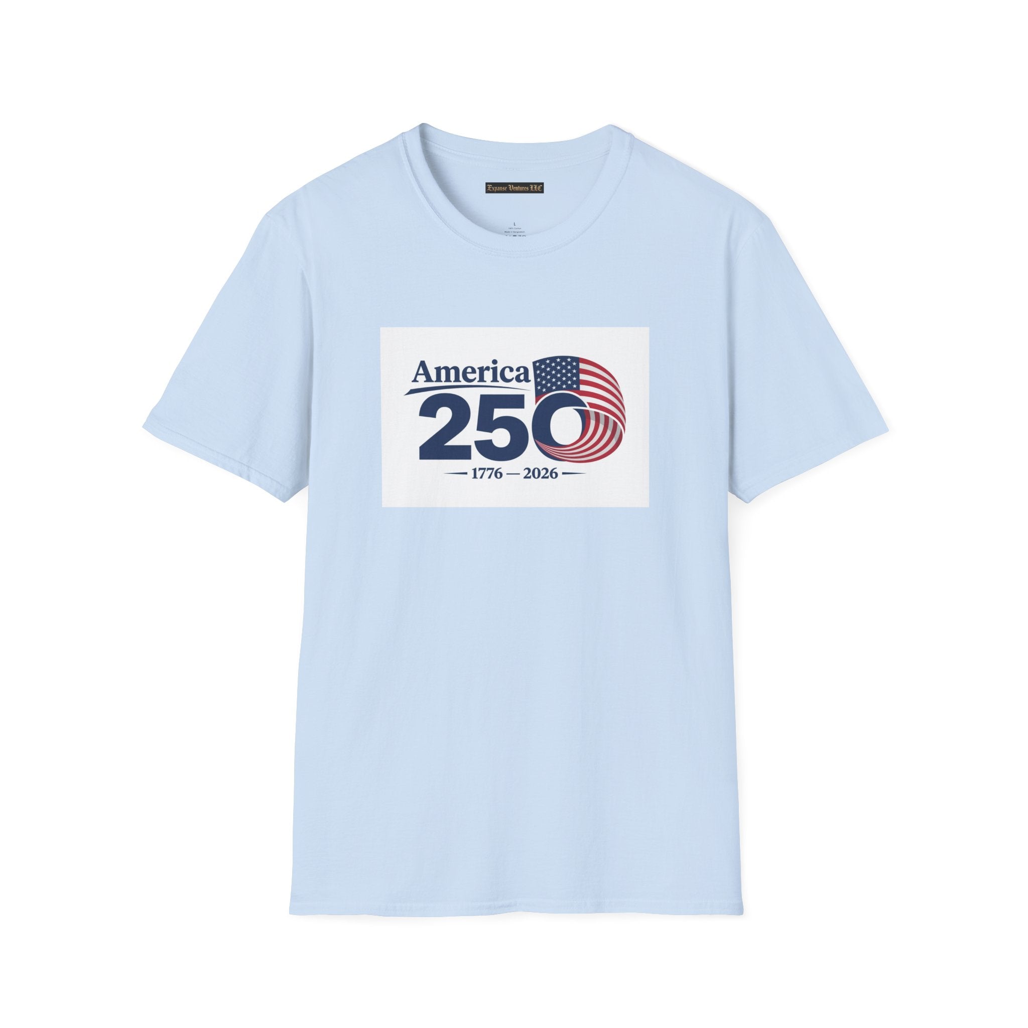 America 250 1776-2026 T-Shirt | Bicentennial Style Flag Graphic