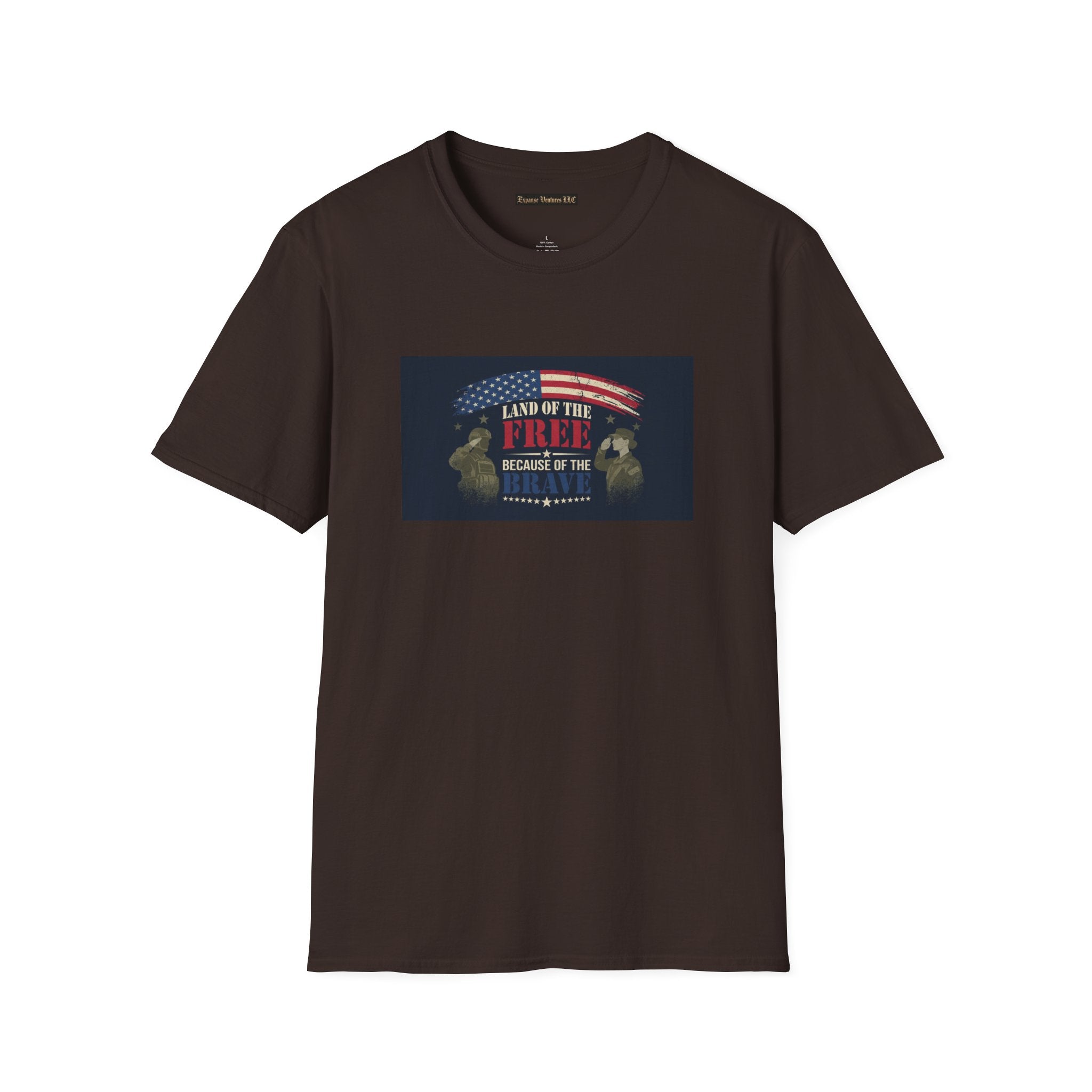 Land of the Free eagle flag T-Shirt | Patriotic USA Independence Day