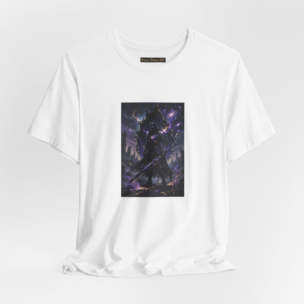 Void Knight Cosmic Armor T-Shirt  Dark Fantasy Art  T-Shirt