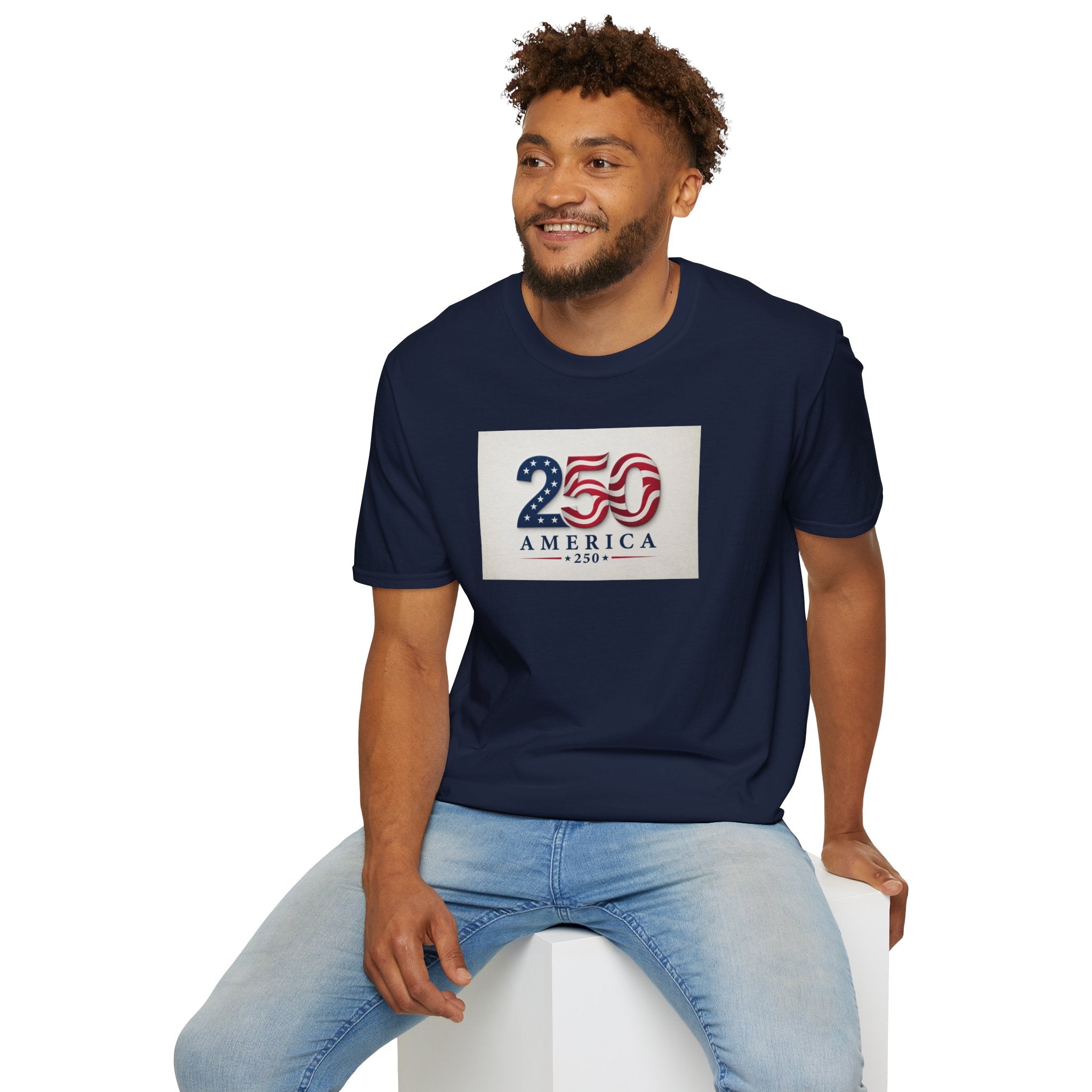 USA Flag 250 Anniversary T-Shirt | Patriotic 250 America Graphic