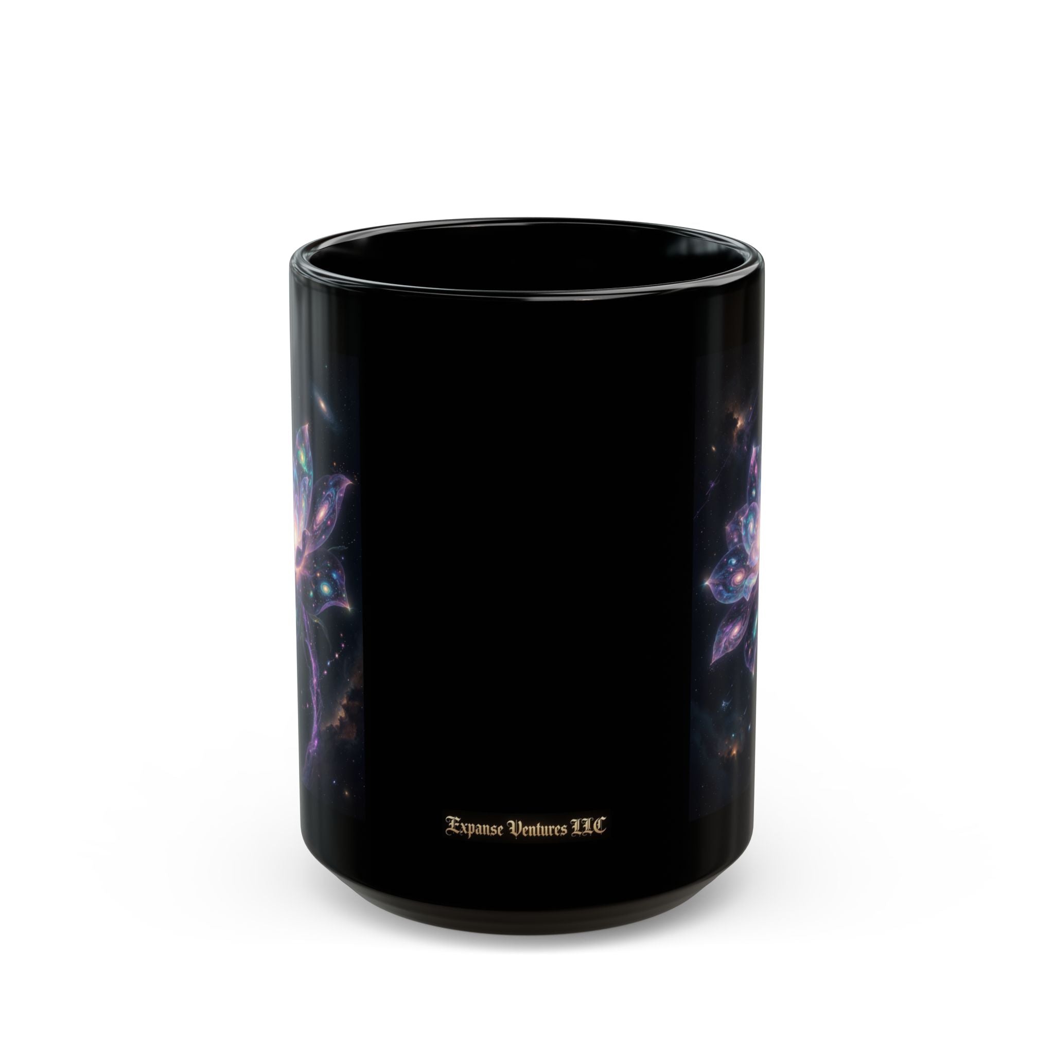 Cosmic Lotus Galaxy Flower Mug | Mystical Space Art