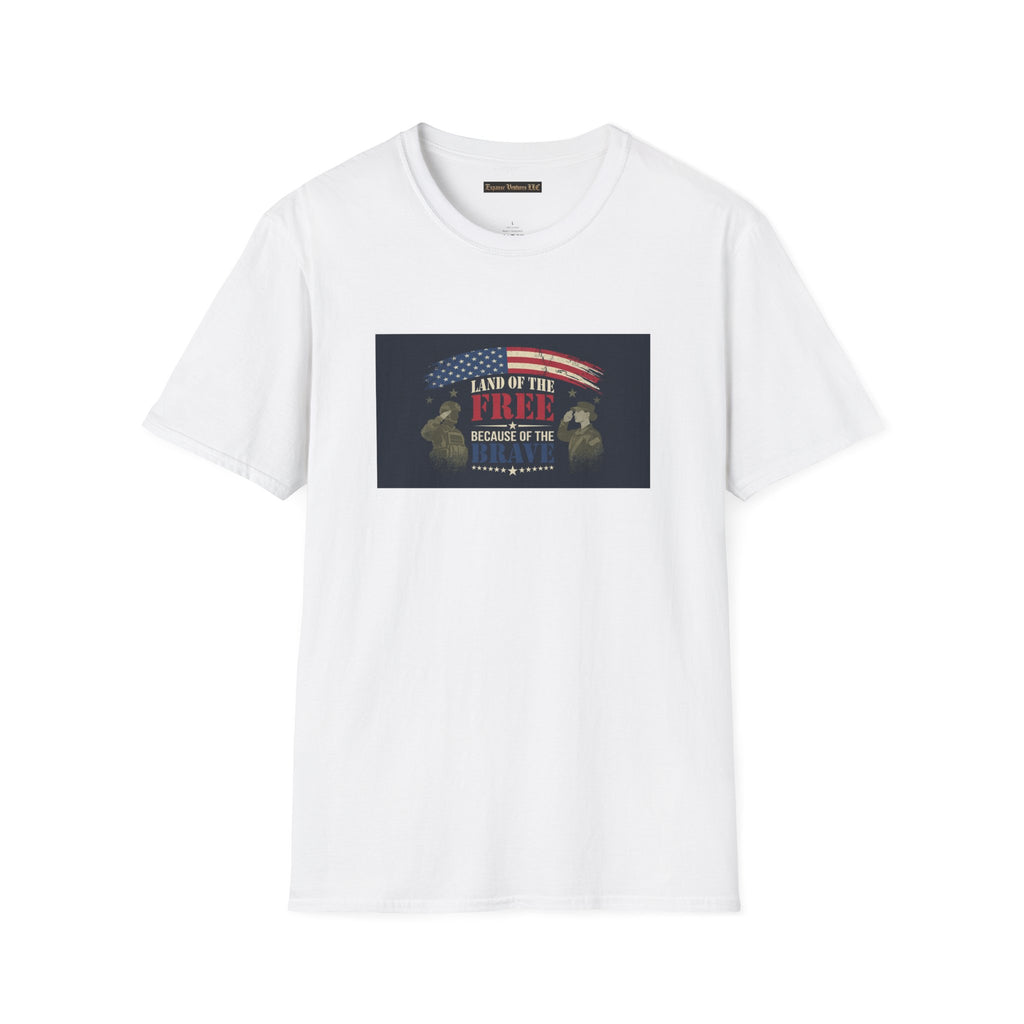 Land of the Free eagle flag T-Shirt | Patriotic USA Independence Day