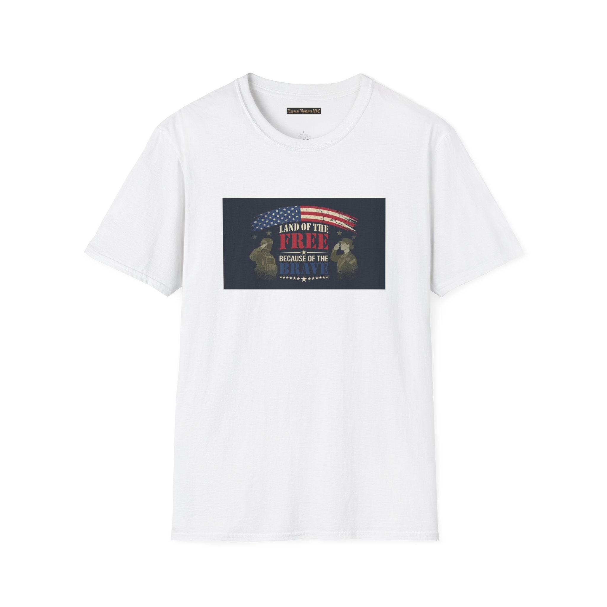 Land of the Free eagle flag T-Shirt | Patriotic USA Independence Day