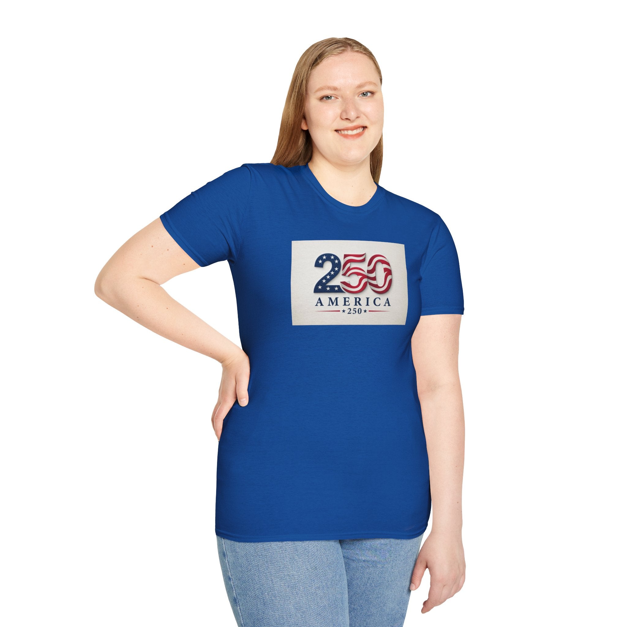 USA Flag 250 Anniversary T-Shirt | Patriotic 250 America Graphic