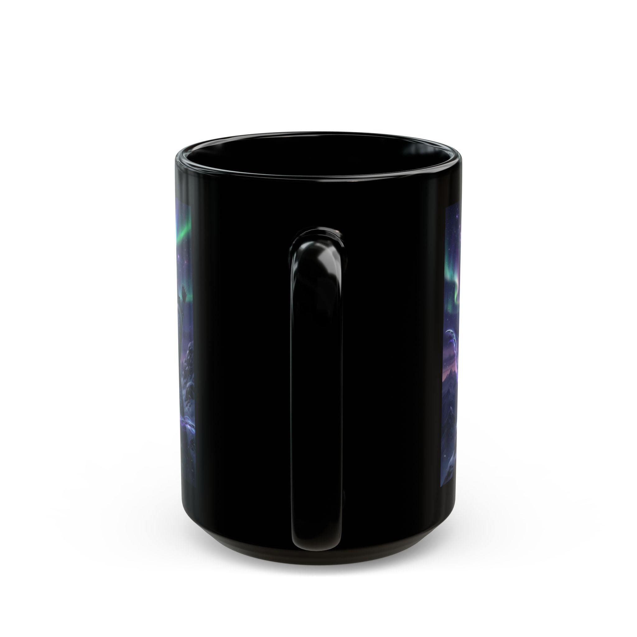 Frost Elf Archer Mug | Epic Cosmic Fantasy Art