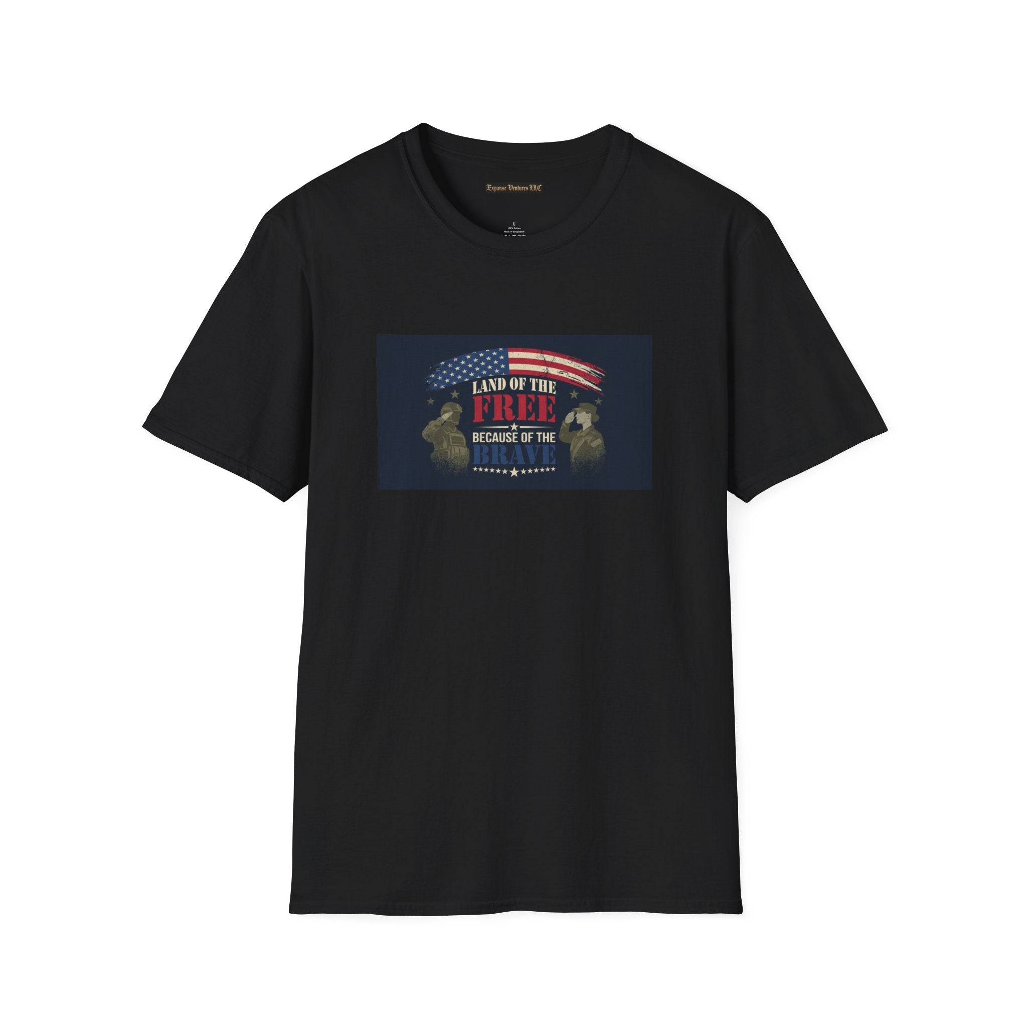 Land of the Free eagle flag T-Shirt | Patriotic USA Independence Day