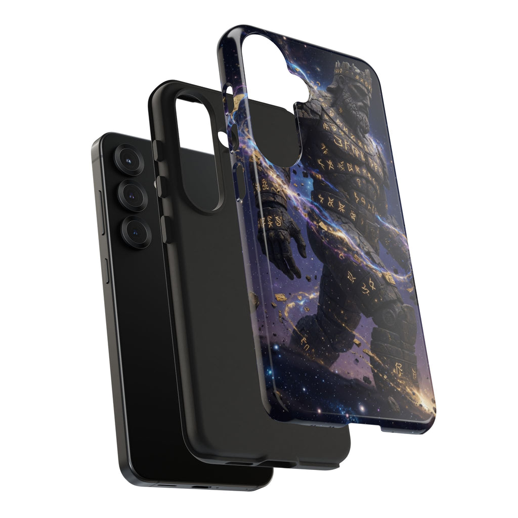Rune Stone Titan Phone Case | Epic Cosmic Titan Art
