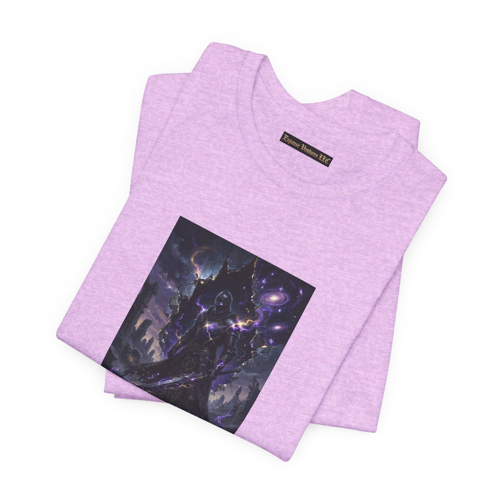 Void Knight Cosmic Armor T-Shirt  Dark Fantasy Art  T-Shirt