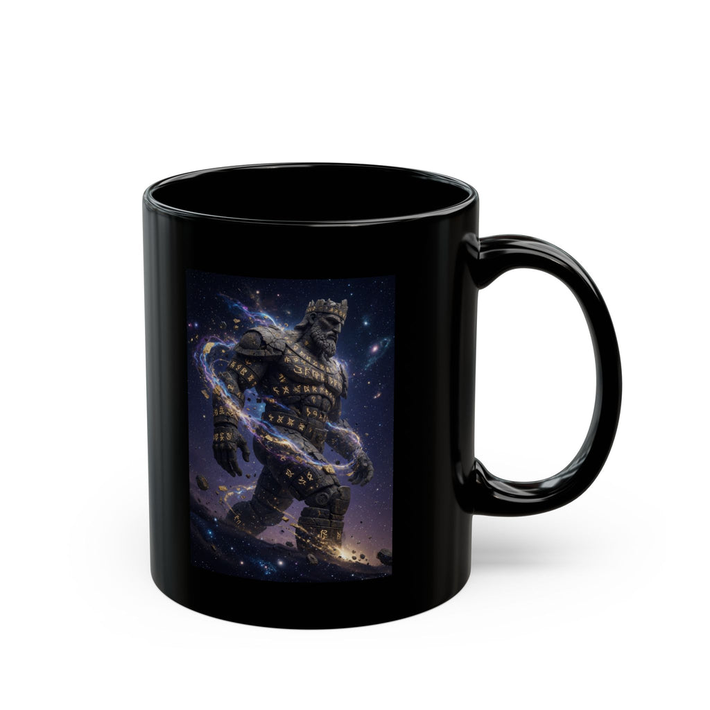 Rune Stone Titan Mug  | Epic Cosmic Titan Art