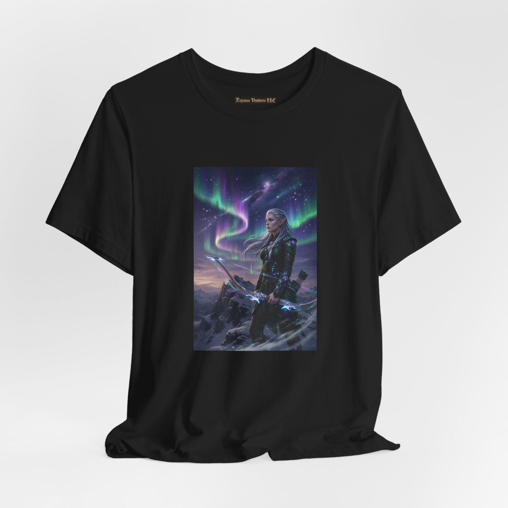 Northern Lights Warrior Tee | Viking Archer Fantasy Illustration