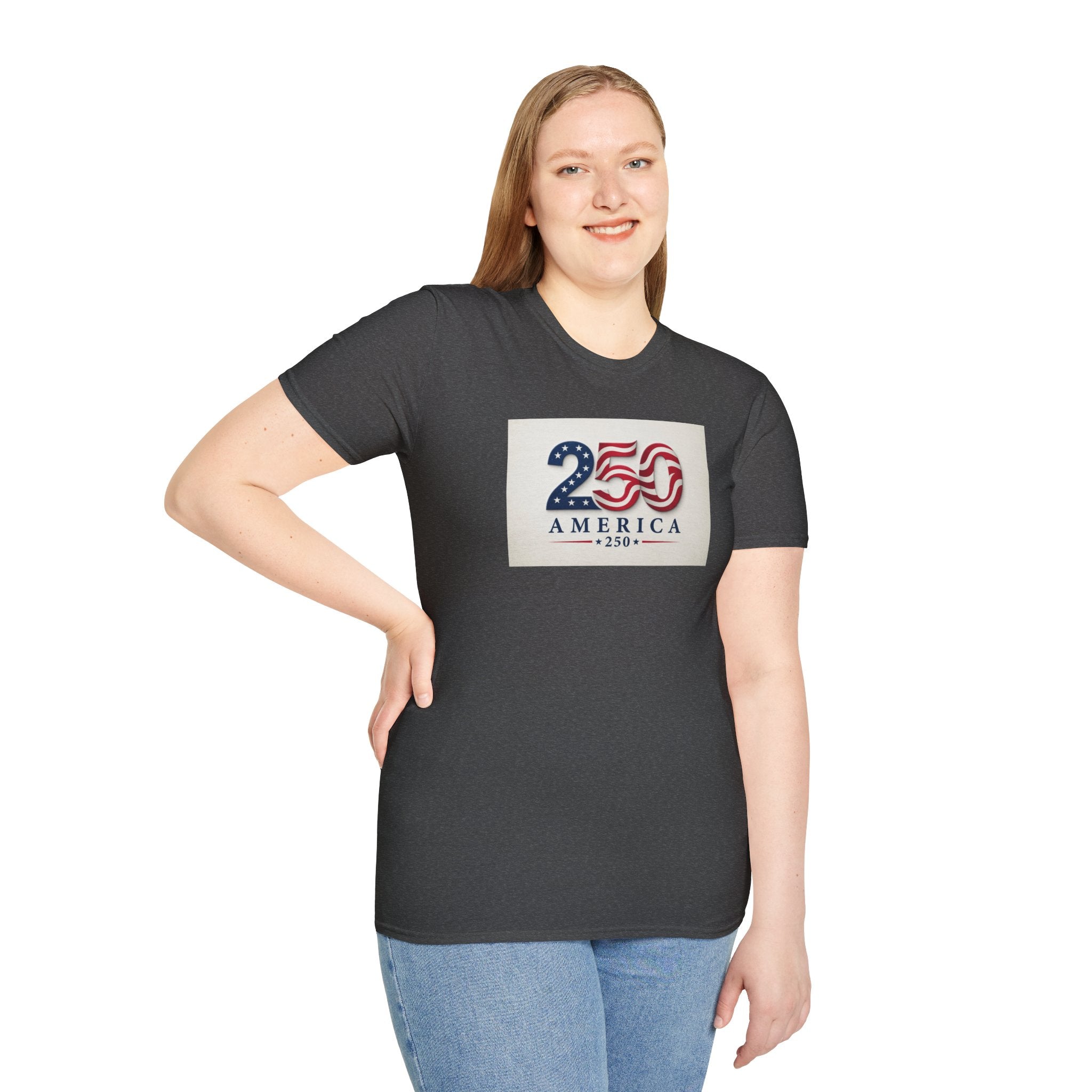 USA Flag 250 Anniversary T-Shirt | Patriotic 250 America Graphic