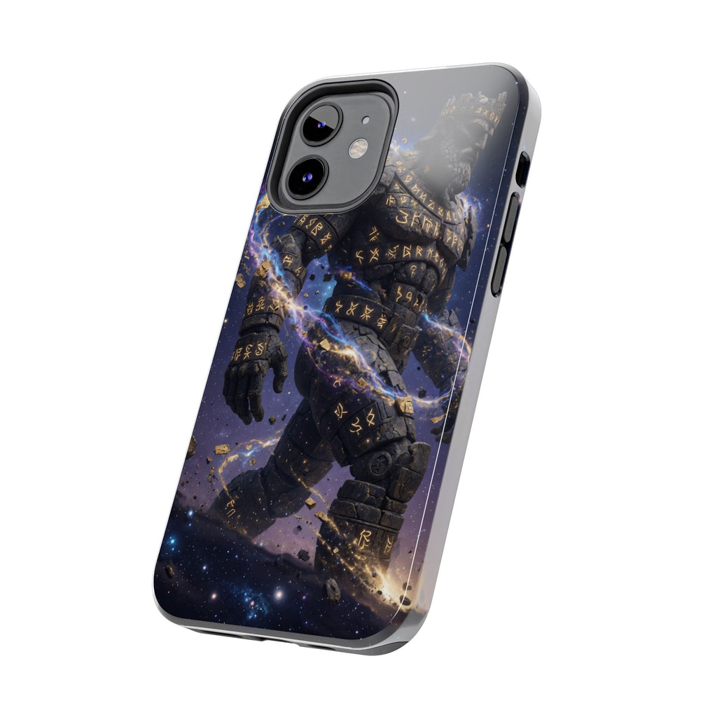 Rune Stone Titan Phone Case | Epic Cosmic Titan Art