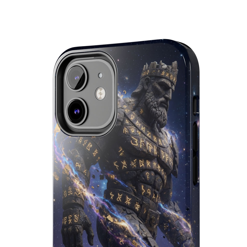Rune Stone Titan Phone Case | Epic Cosmic Titan Art