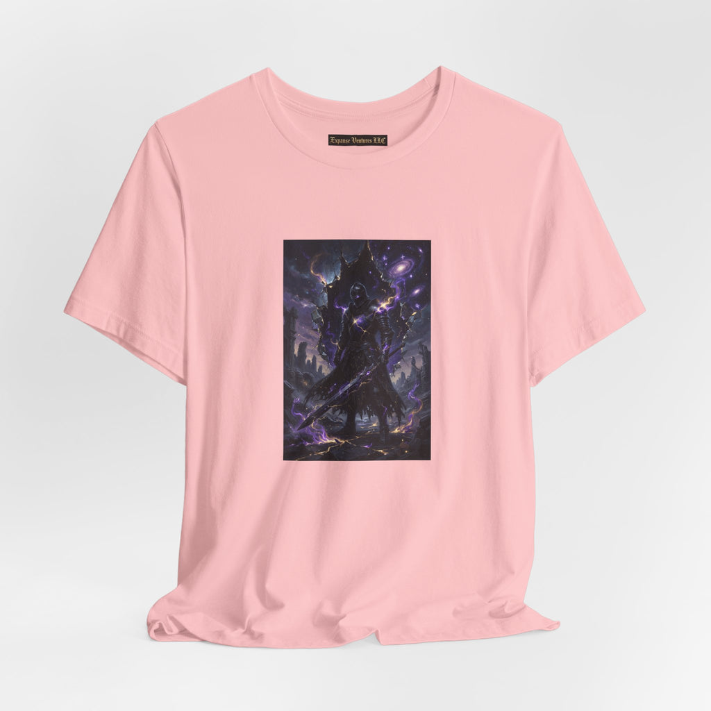 Void Knight Cosmic Armor T-Shirt  Dark Fantasy Art  T-Shirt